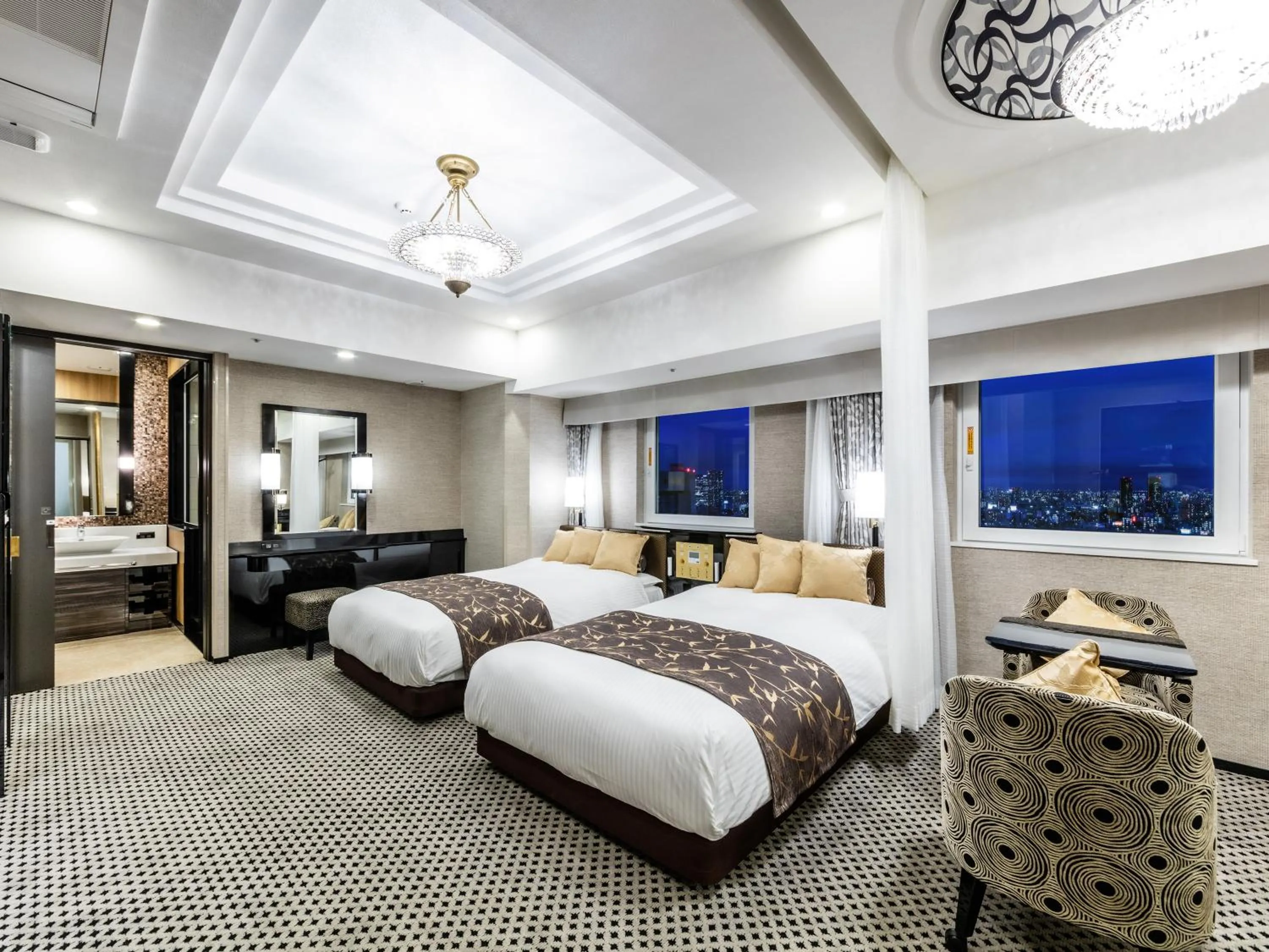 Photo of the whole room, Bed in APA Hotel & Resort Ryogoku Ekimae Tower