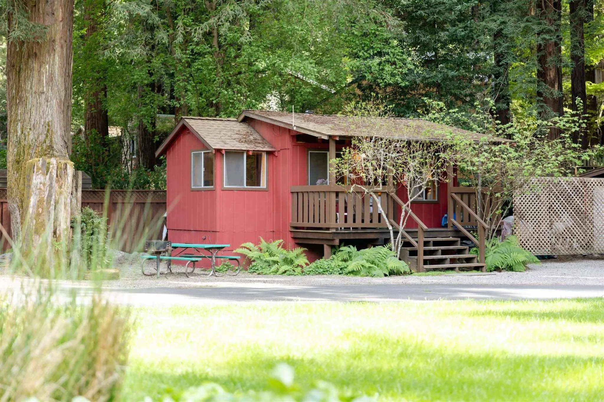 Facade/entrance in Fern River Resort