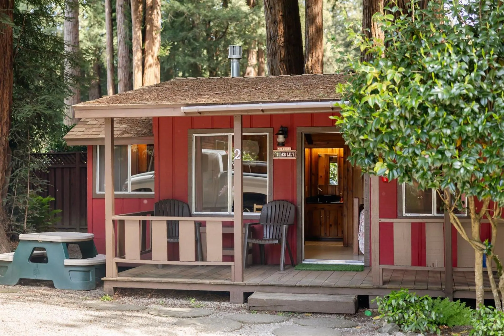 Patio in Fern River Resort