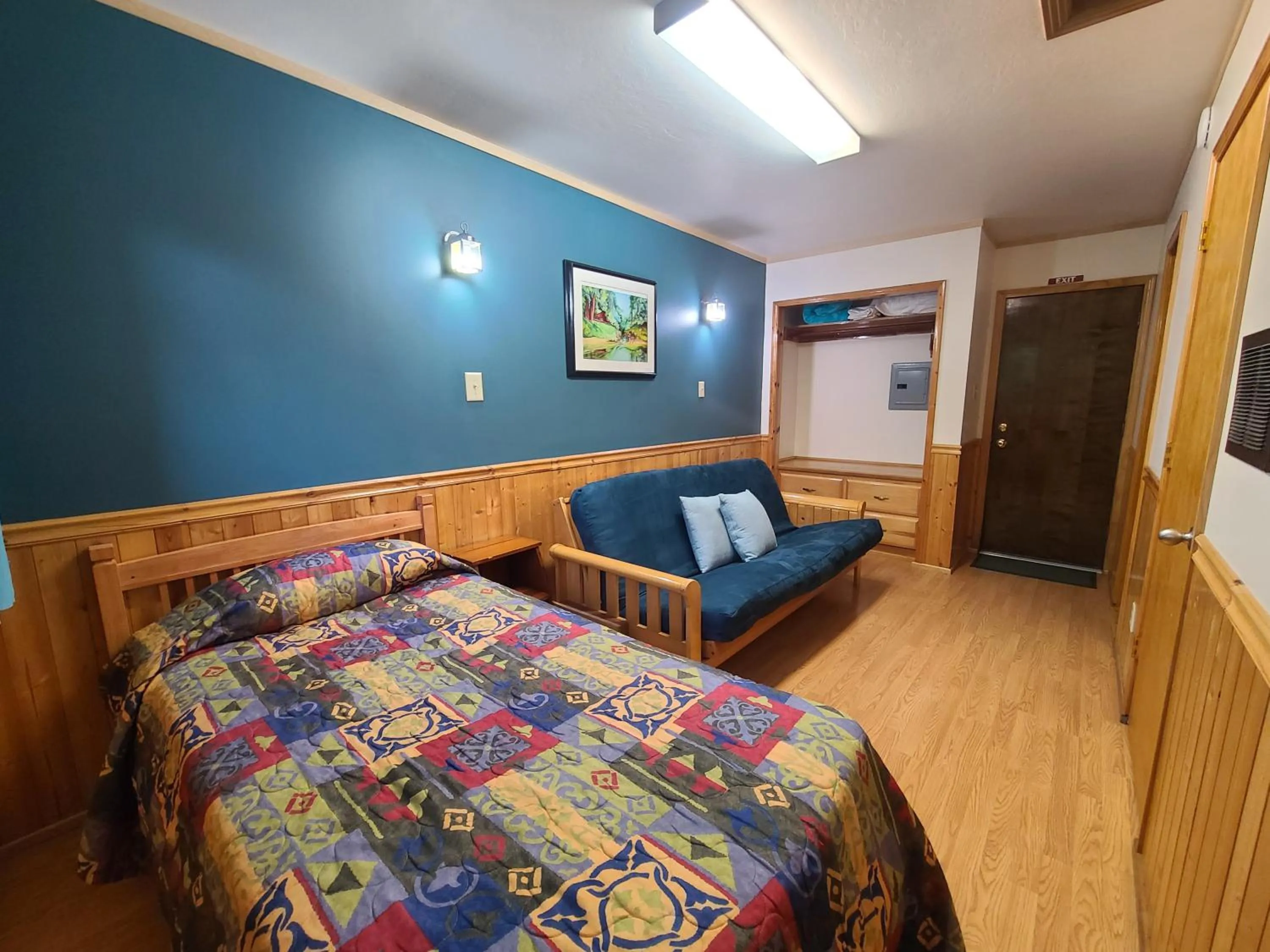 Bed in Fern River Resort