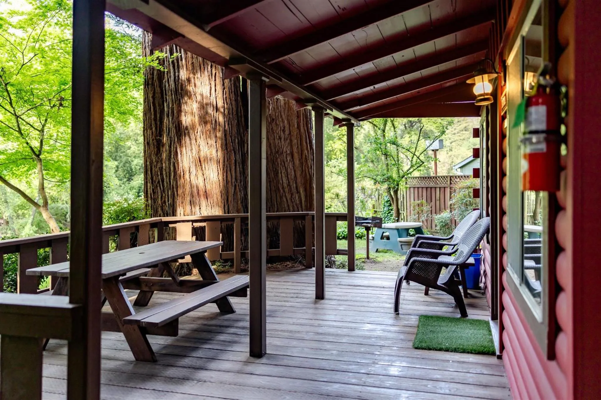 Patio in Fern River Resort
