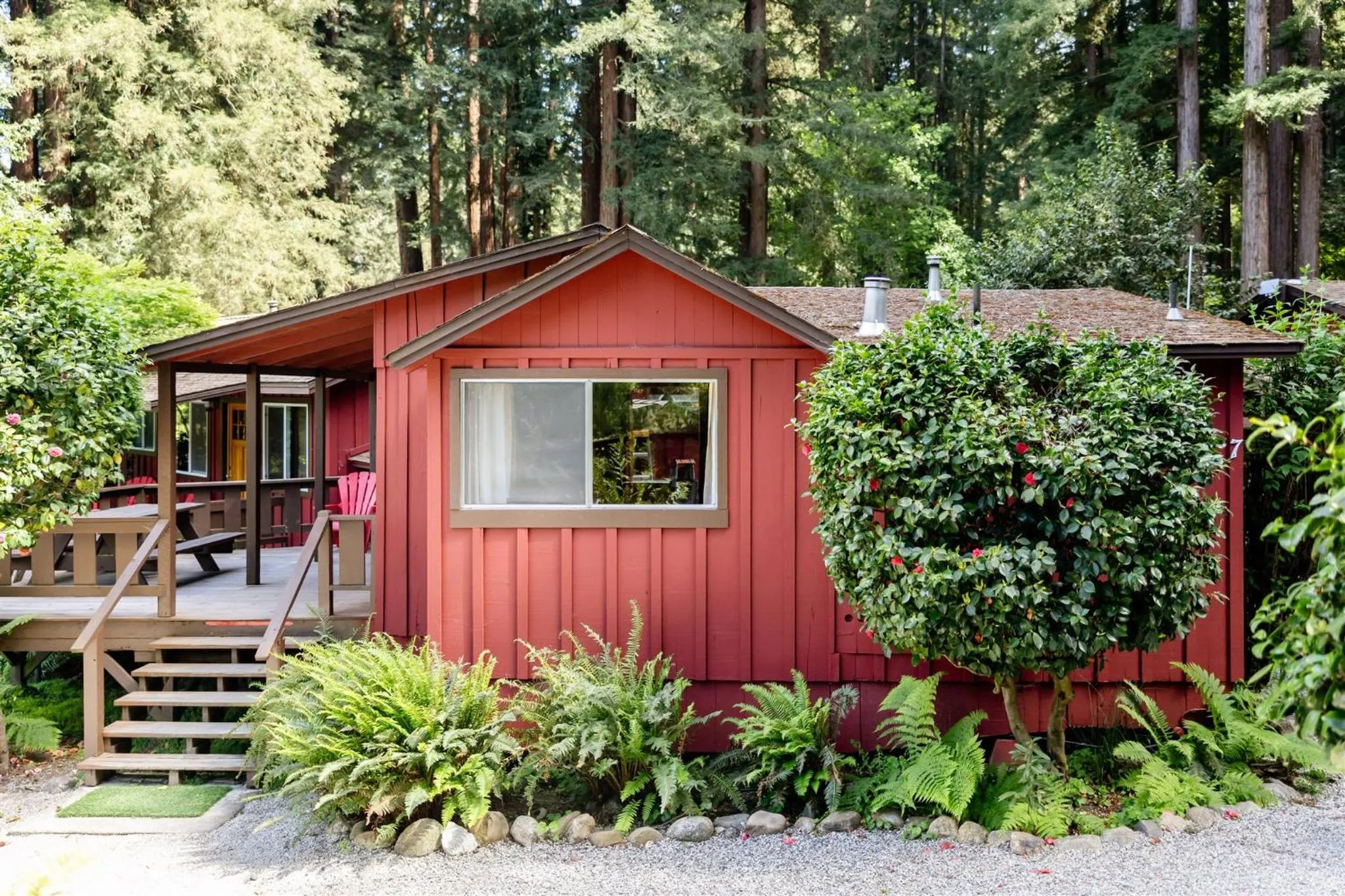 Patio in Fern River Resort