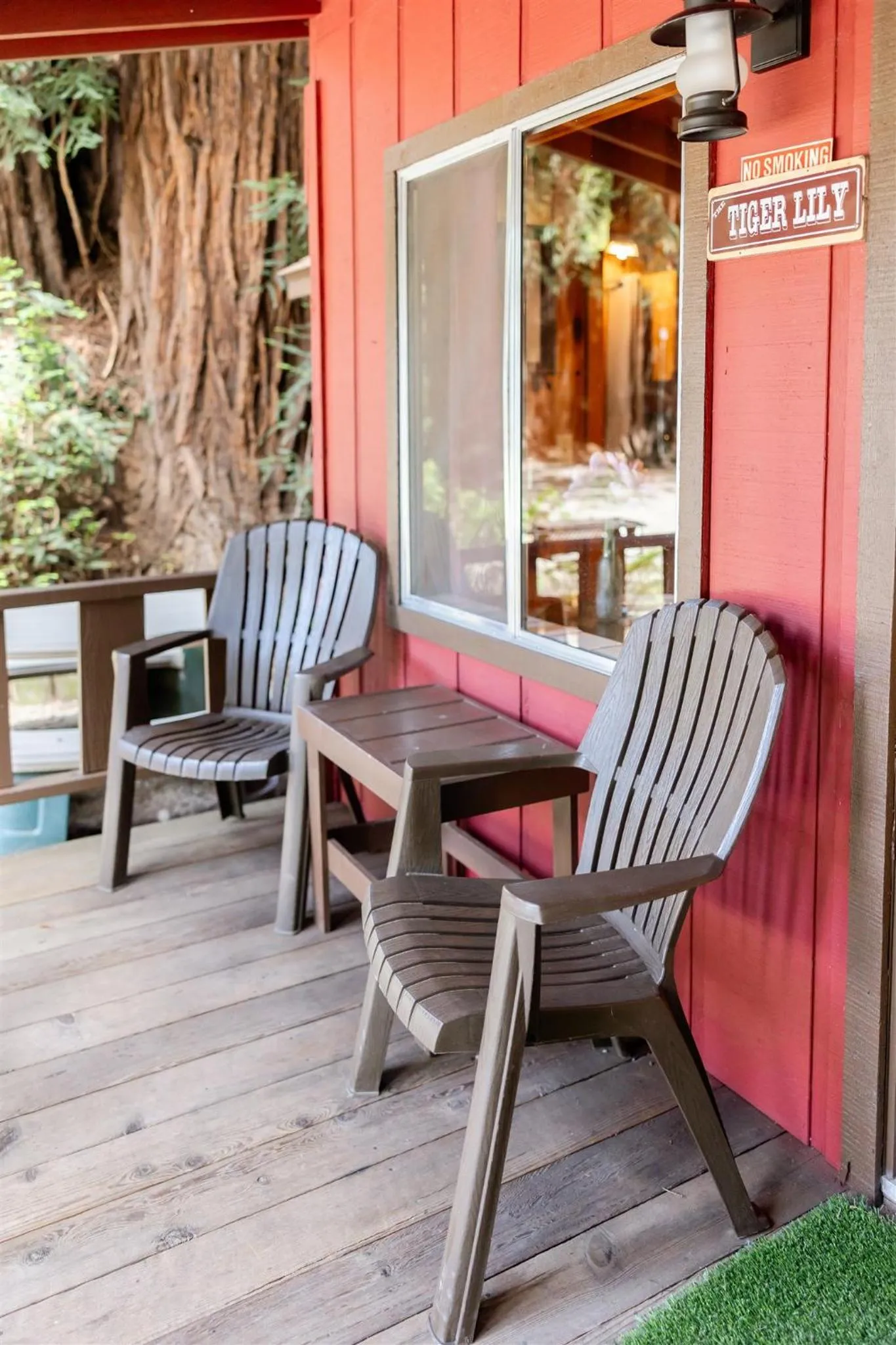 Patio in Fern River Resort