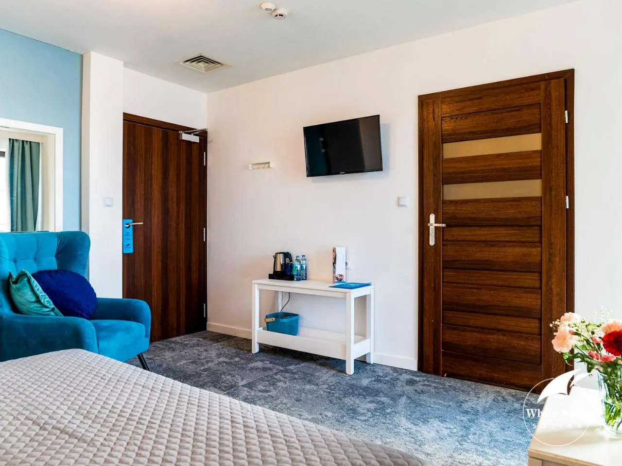 Bathroom, Bed in White Sails Solina