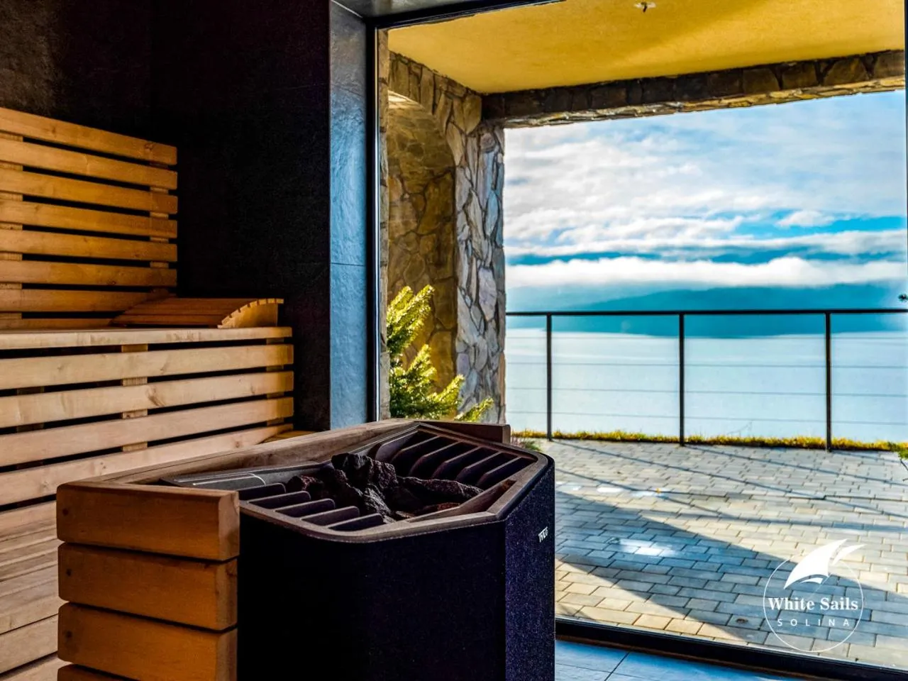 Sauna in White Sails Solina