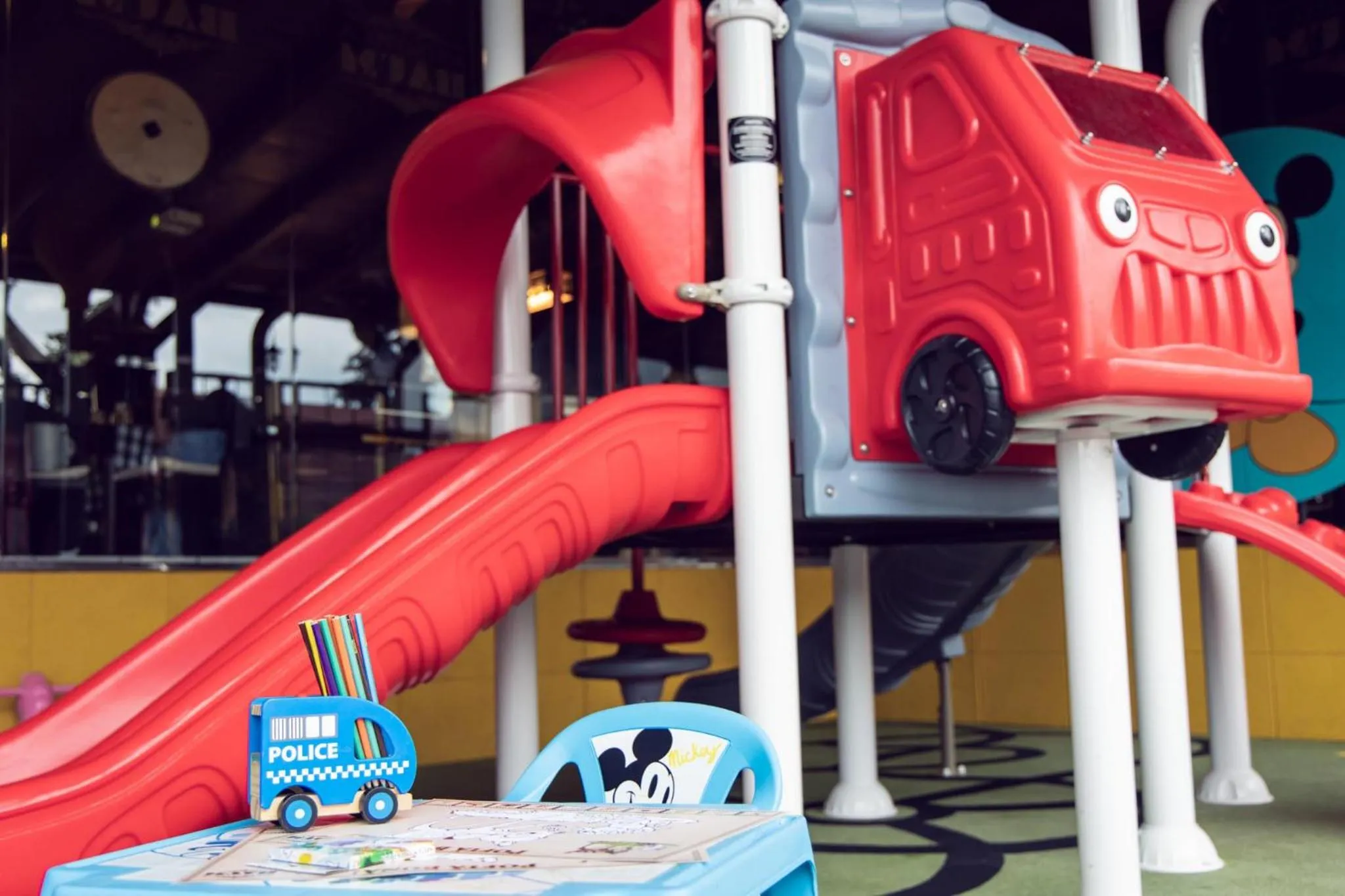 Children play ground in Pension Kokel