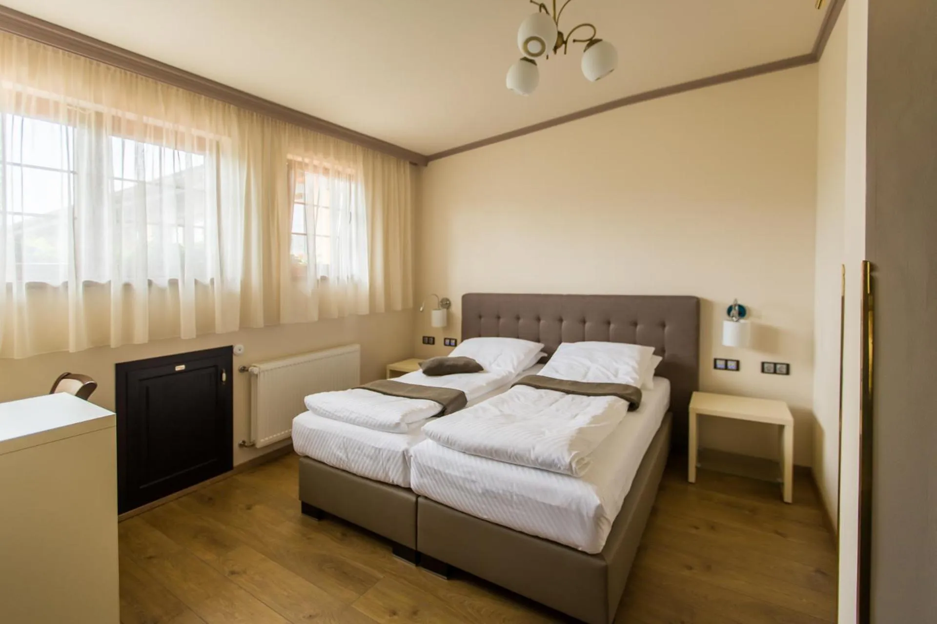 Bed in Pension Kokel