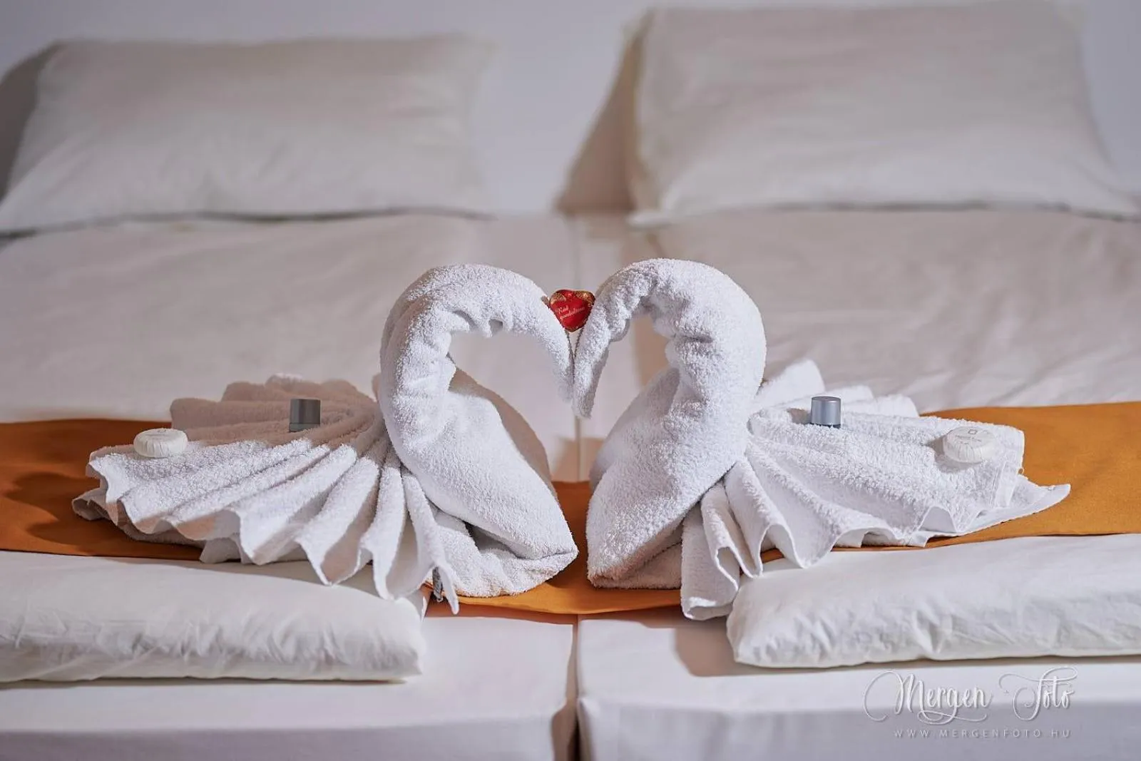 Bed in Kamarás Klastrom House