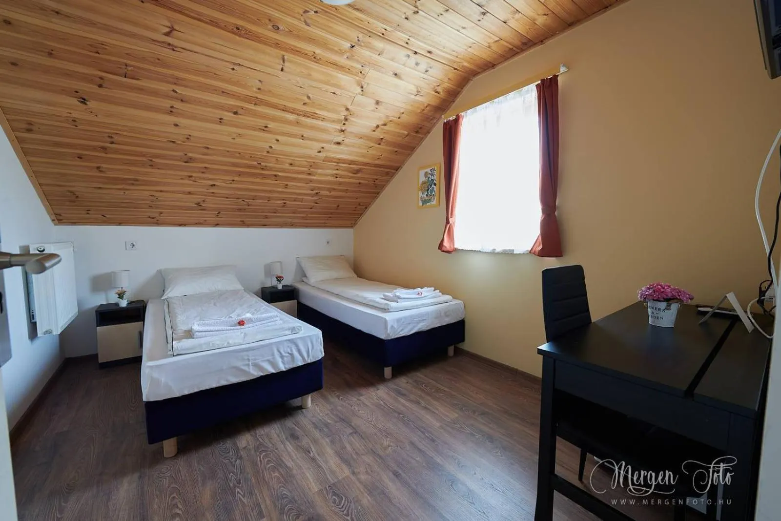 Bed in Kamarás Klastrom House