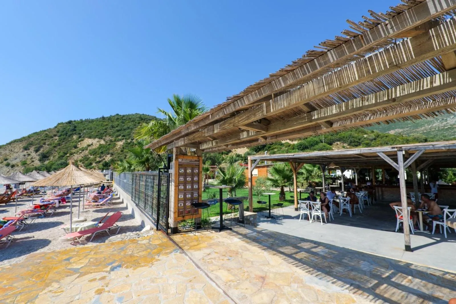 sunbed in Bunec Beach Resort