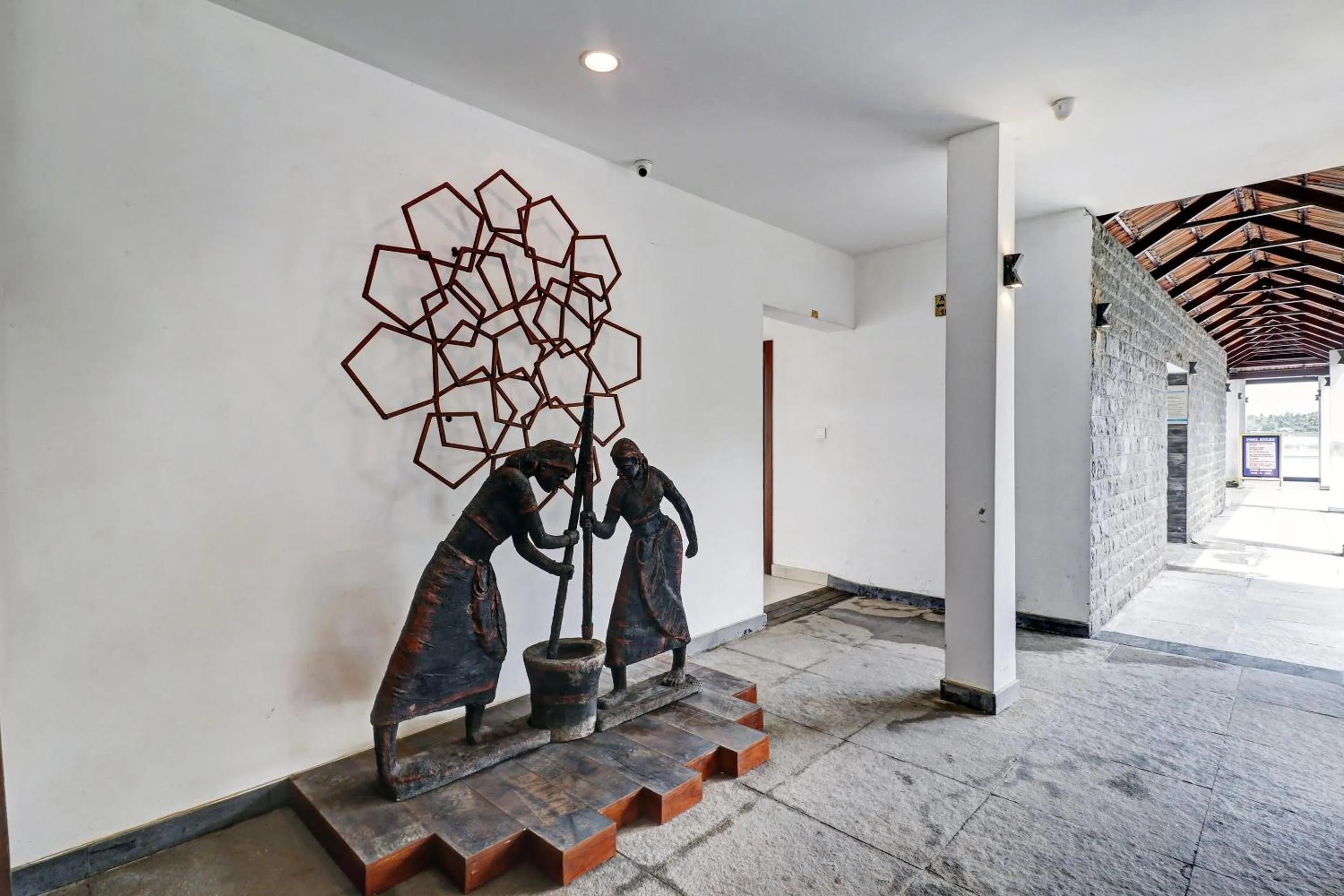 Lobby or reception in Super OAK Edassery's Sealine Villa Stay