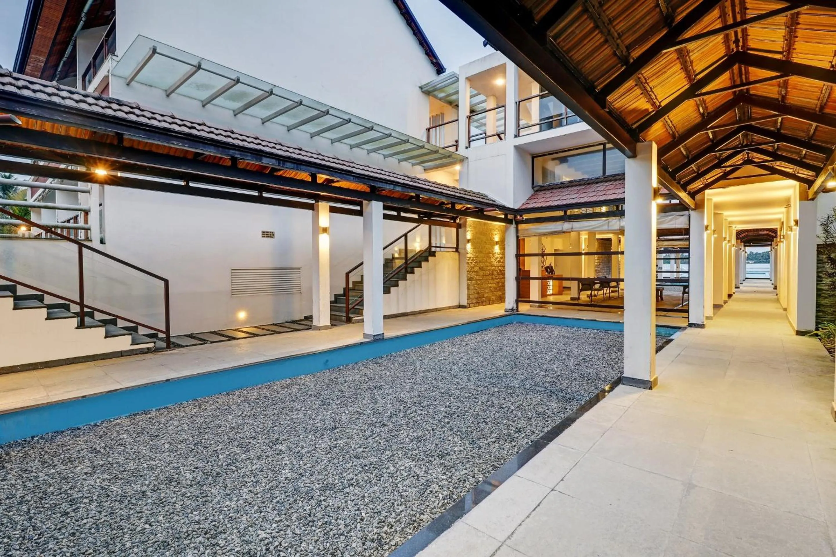 Lobby or reception in Super OAK Edassery's Sealine Villa Stay