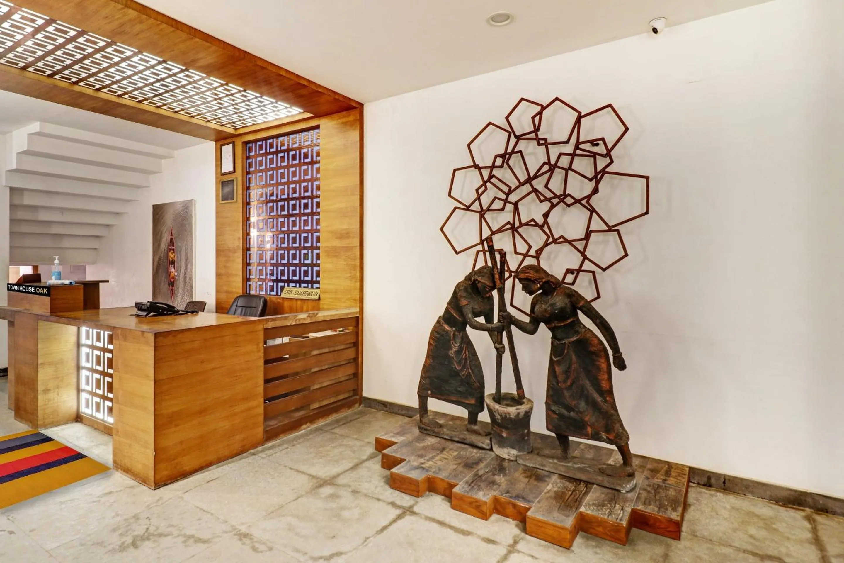 Lobby or reception in Super OAK Edassery's Sealine Villa Stay