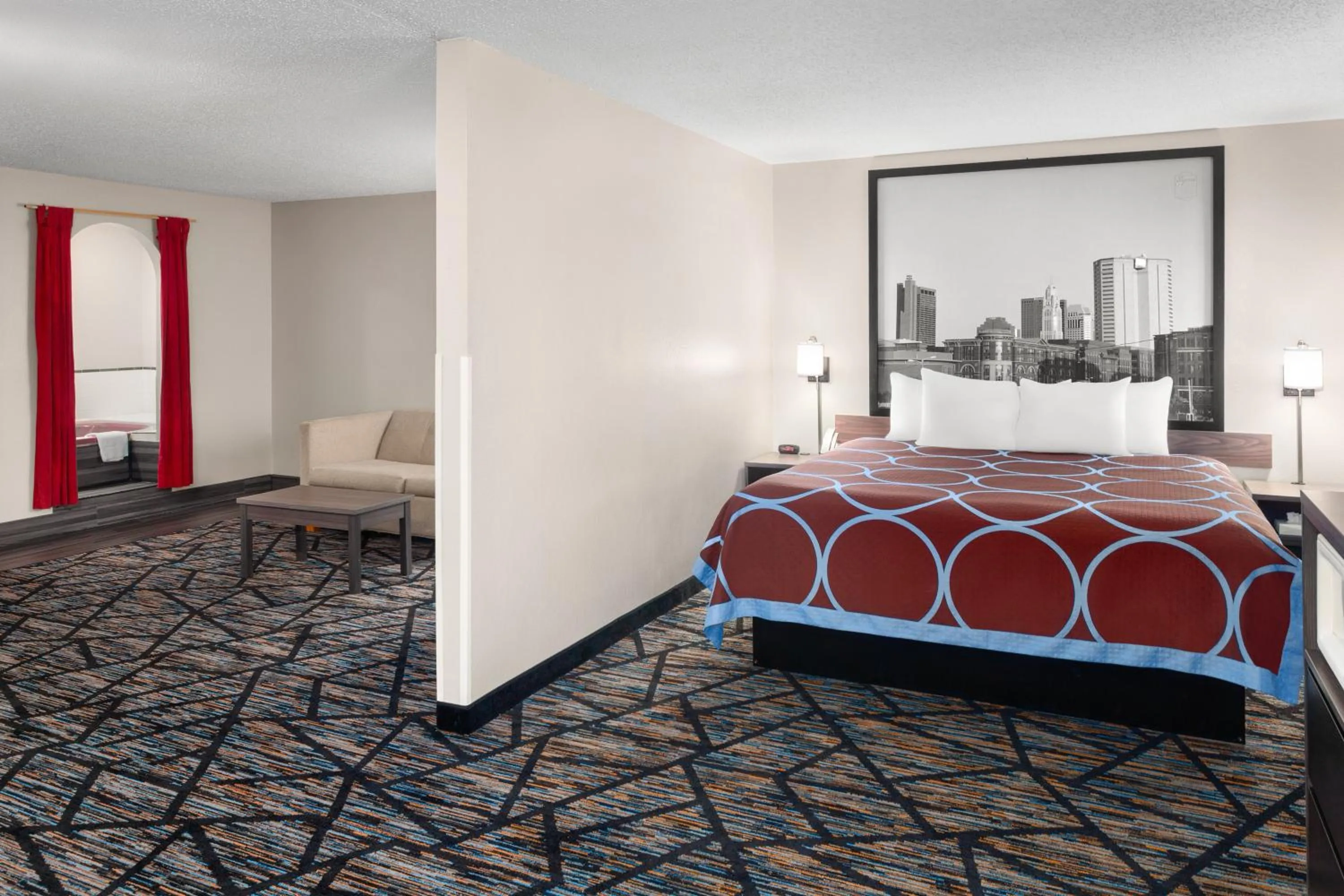 Photo of the whole room, Bed in Super 8 by Wyndham Mt. Vernon