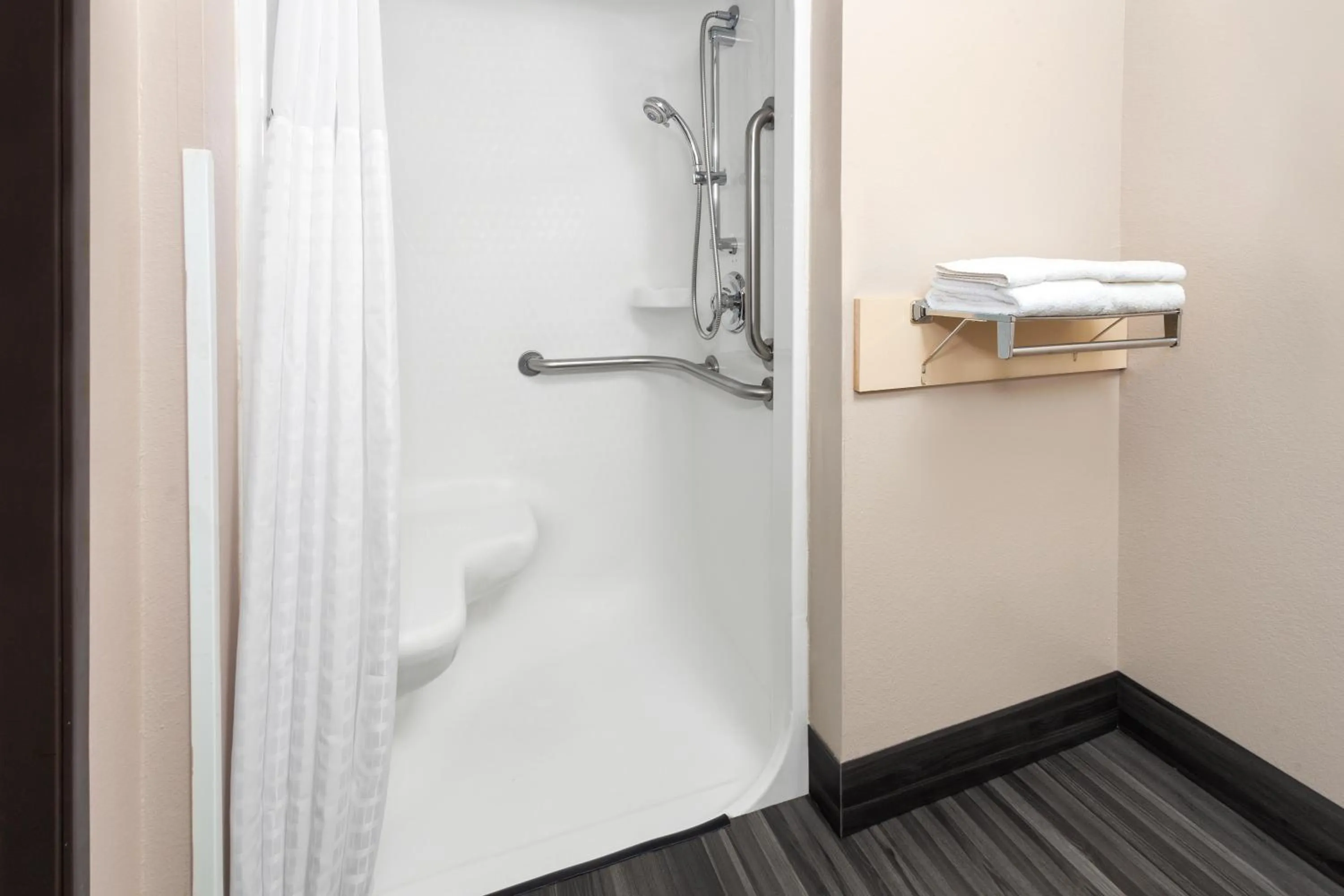 Shower in Super 8 by Wyndham Mt. Vernon