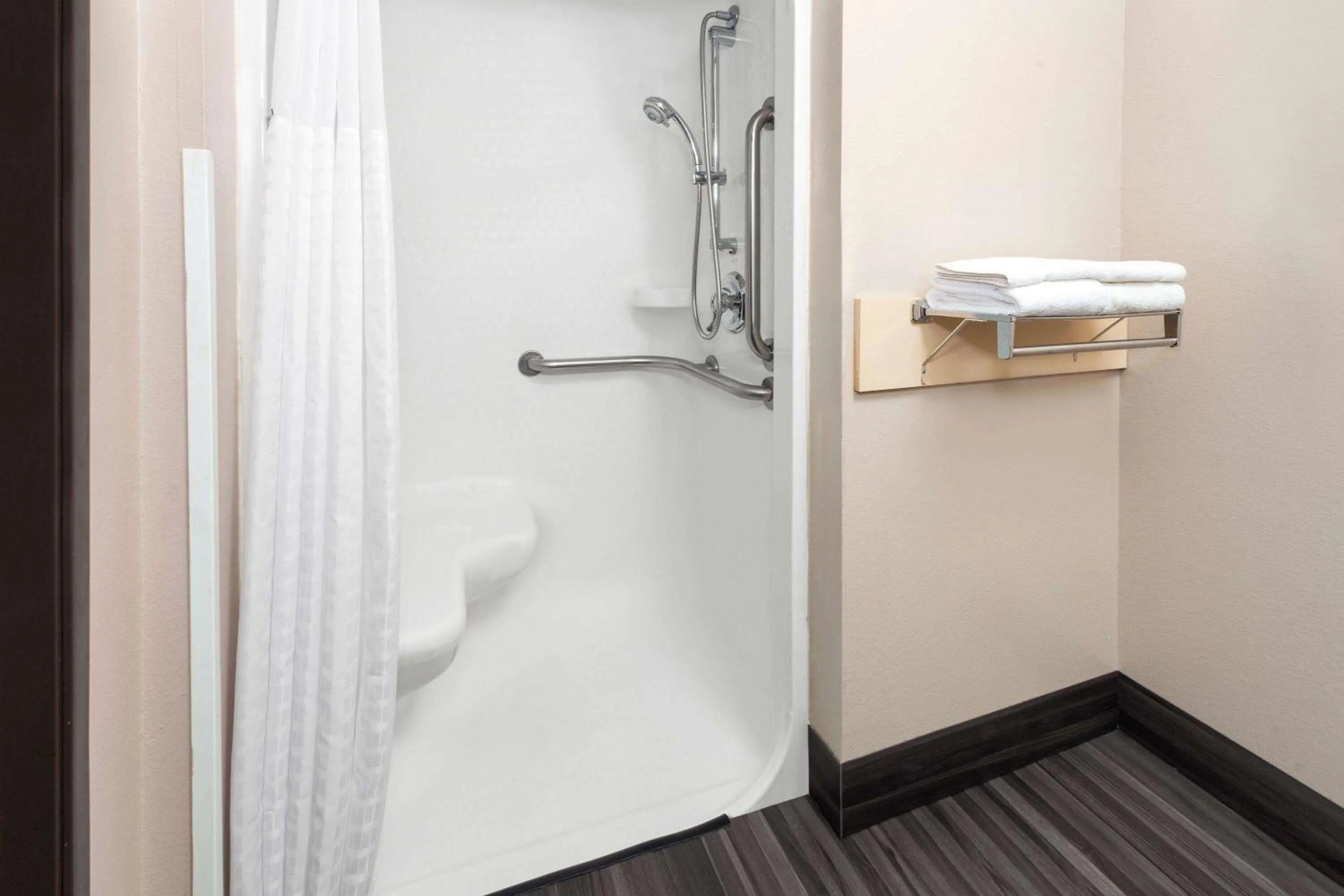 Shower in Super 8 by Wyndham Mt. Vernon