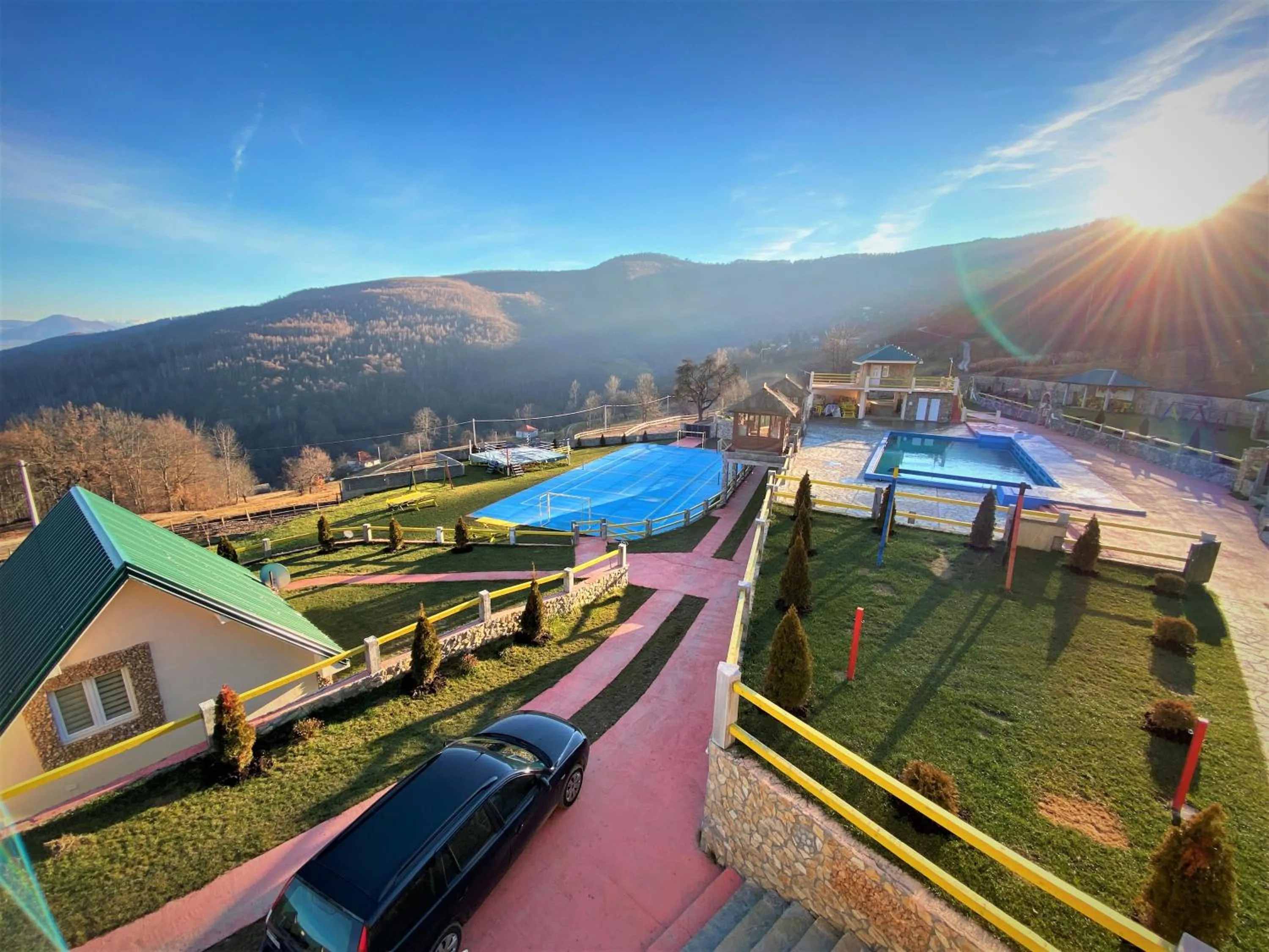Swimming pool in Bali Mountain resort Montenegro