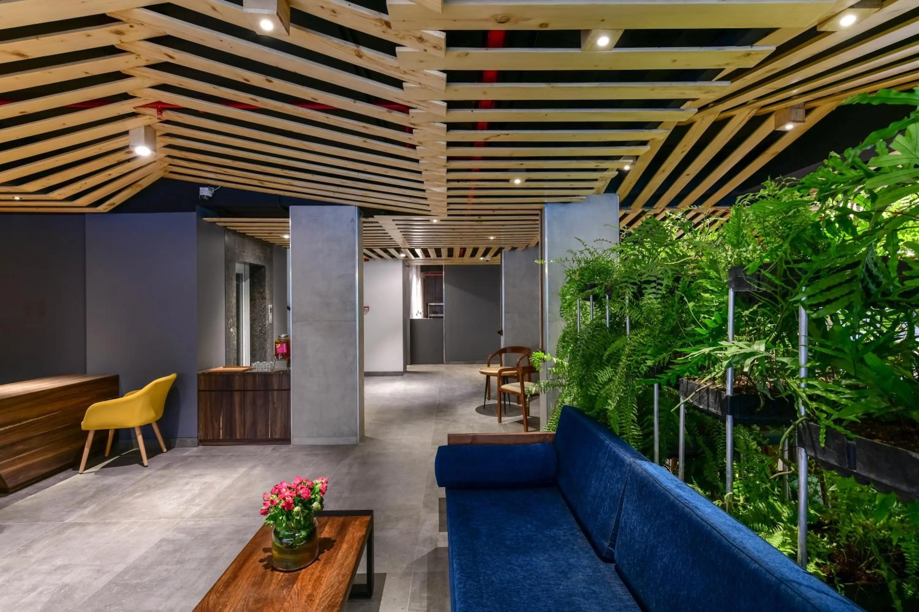 Seating area in Hotel Centro