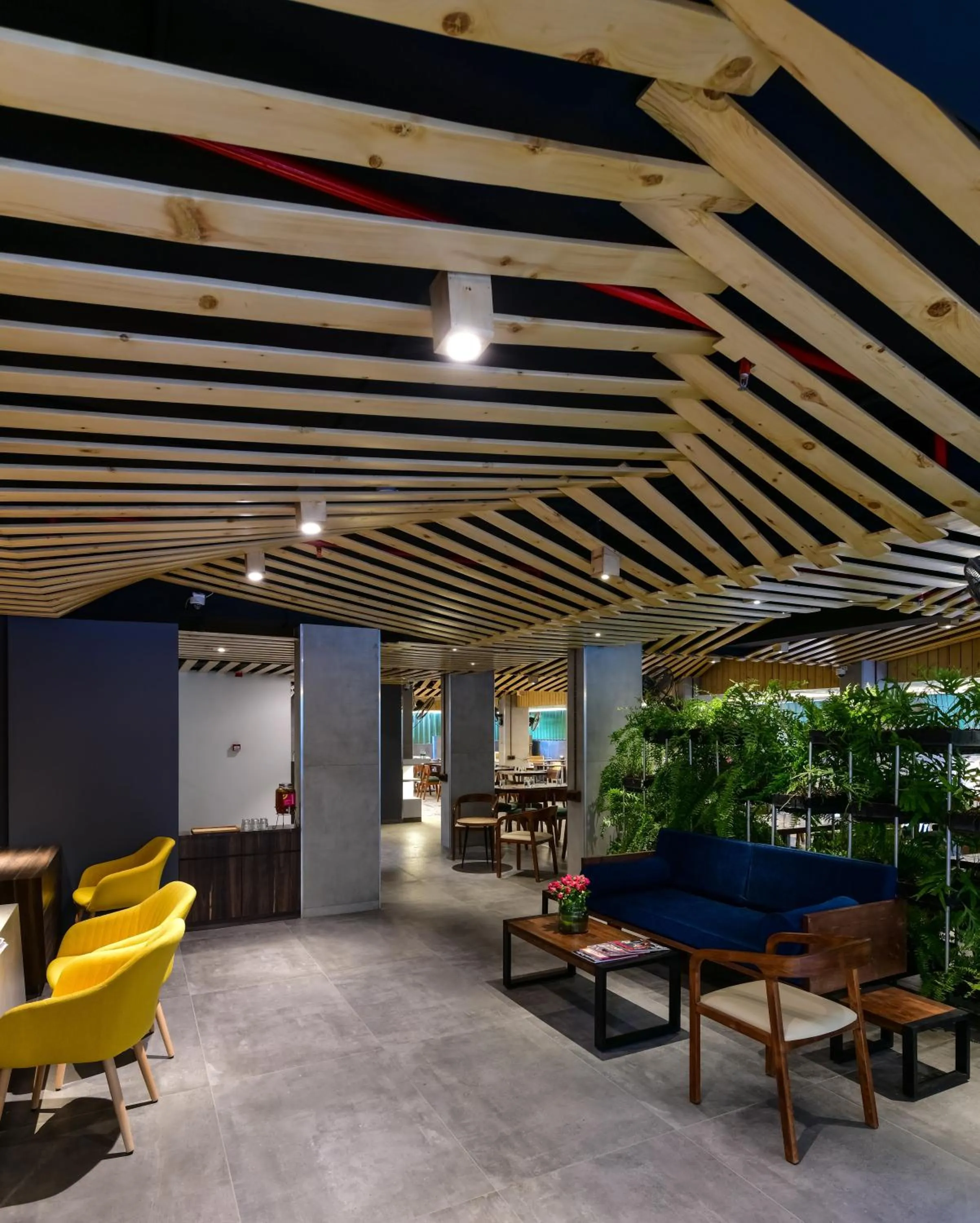 Seating area in Hotel Centro