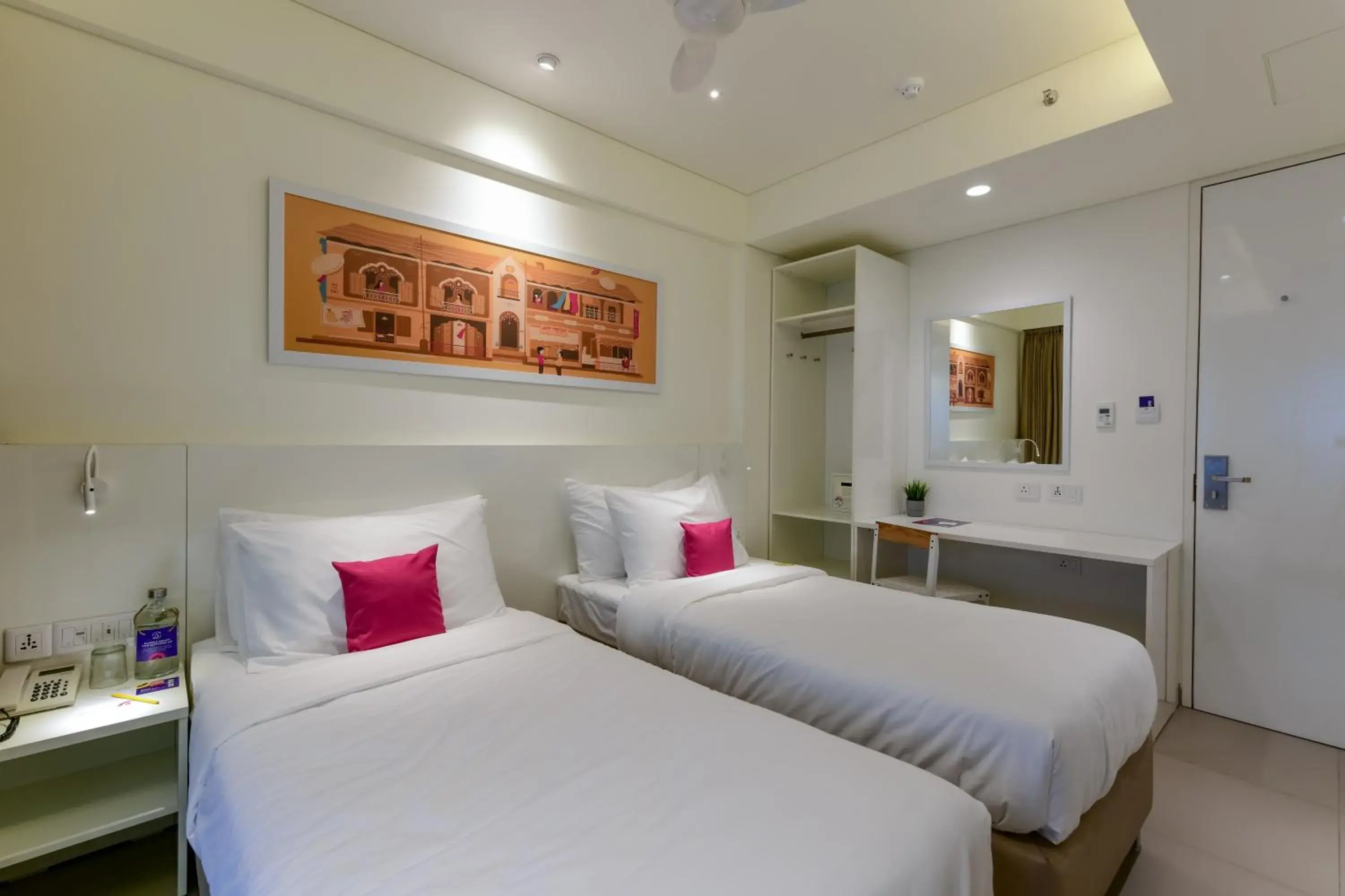 Bed in Hotel Centro Bed in Hotel Centro