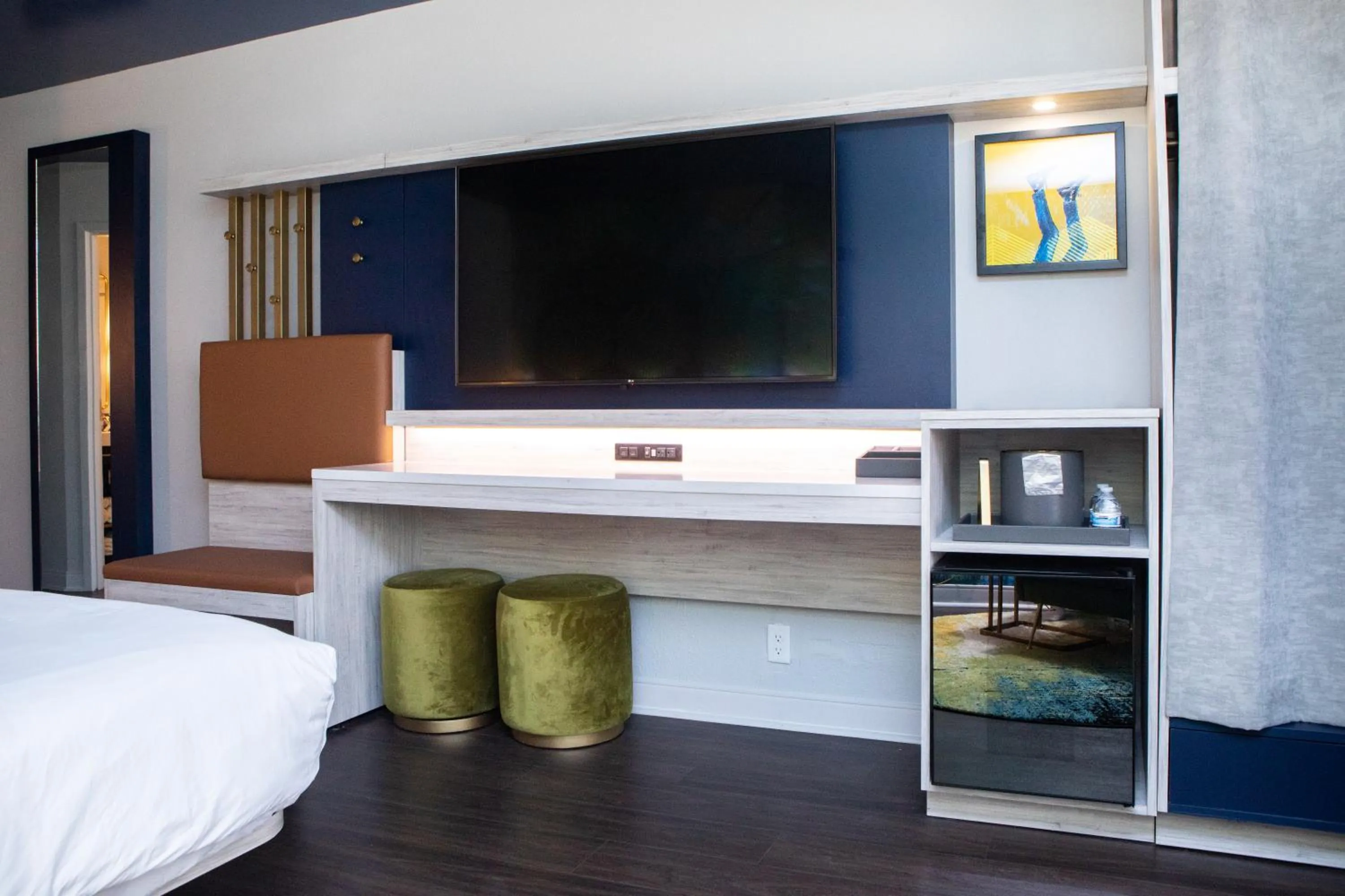 TV and multimedia, Bed in Hotel Denim