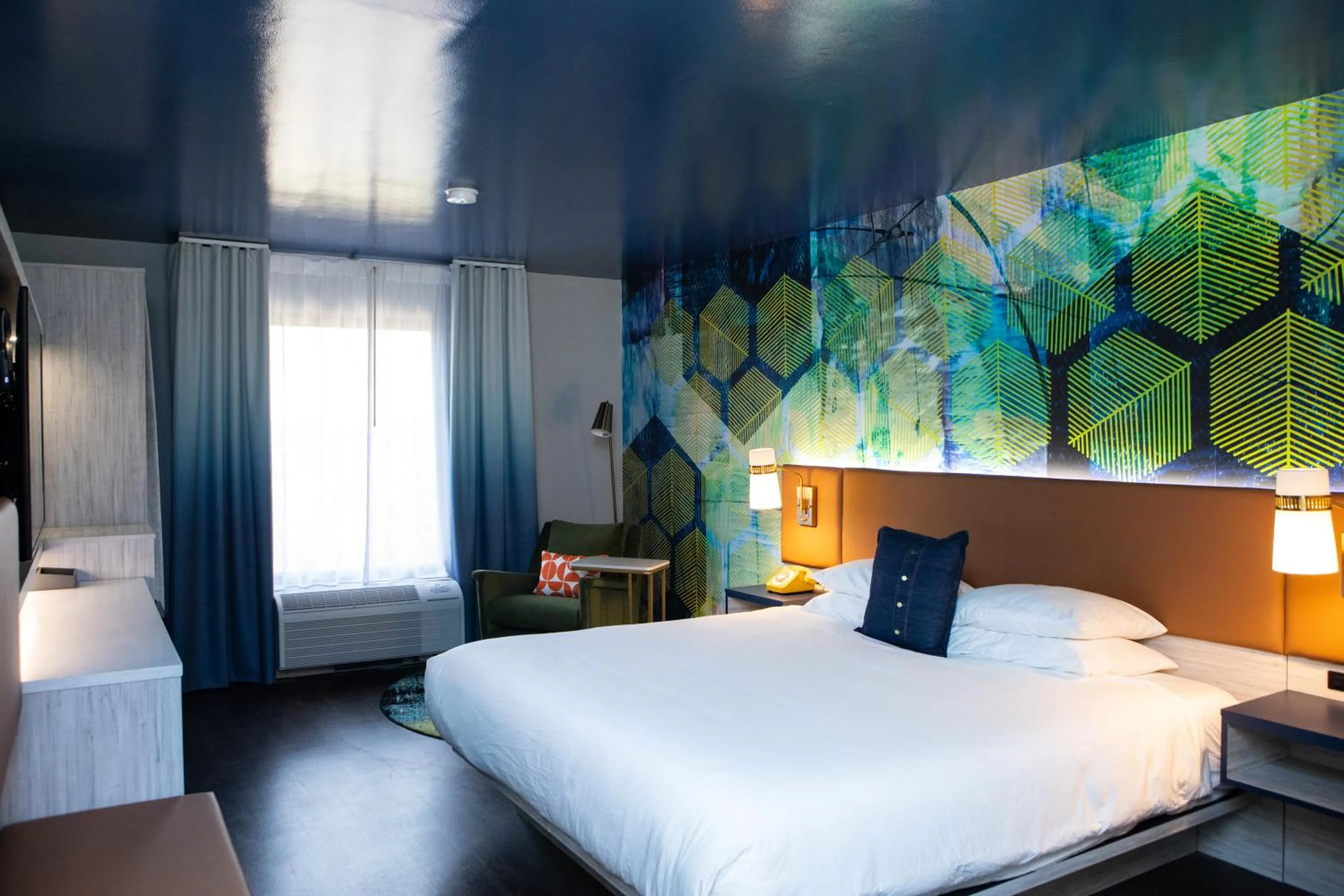 Bedroom, Bed in Hotel Denim