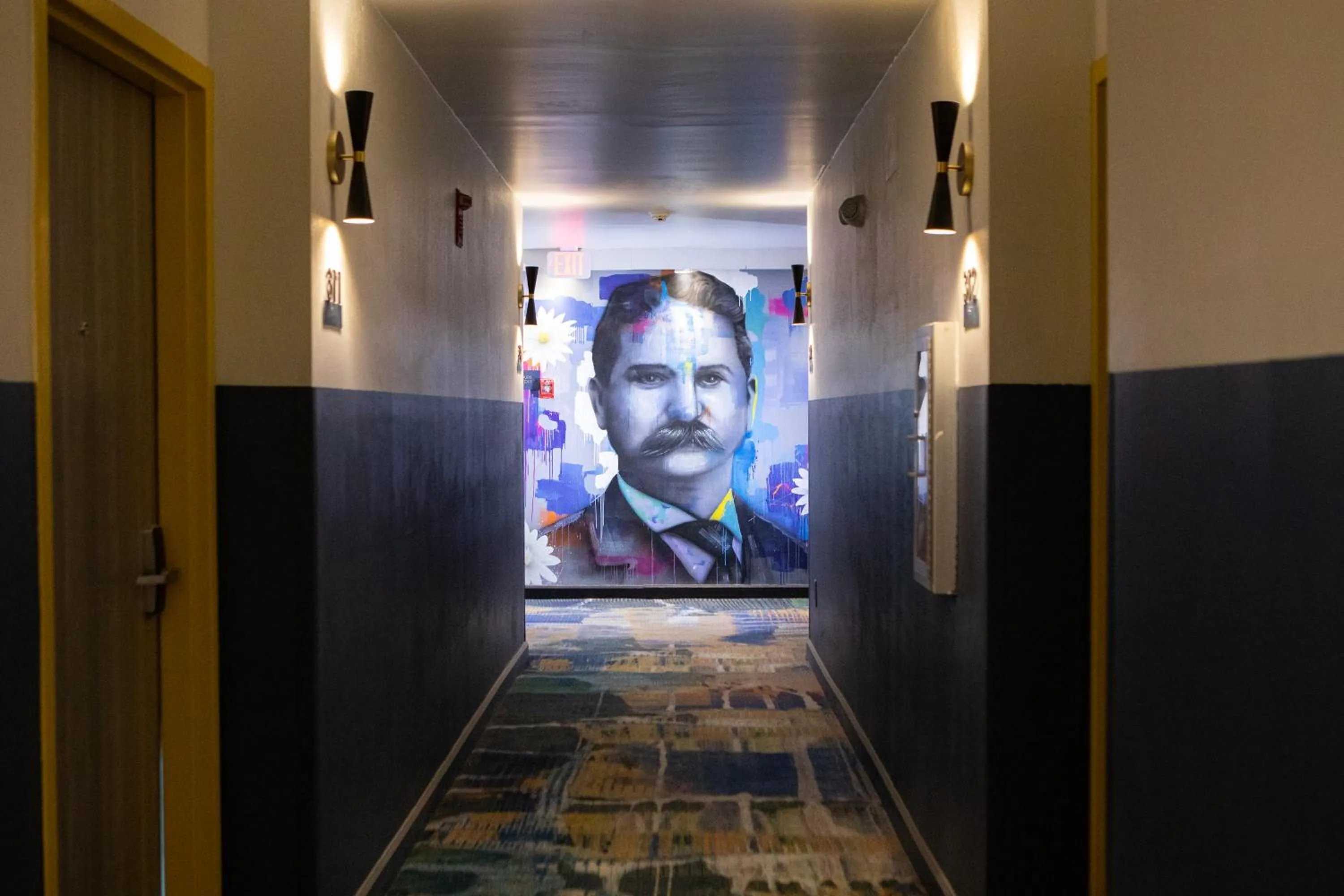 Decorative detail in Hotel Denim