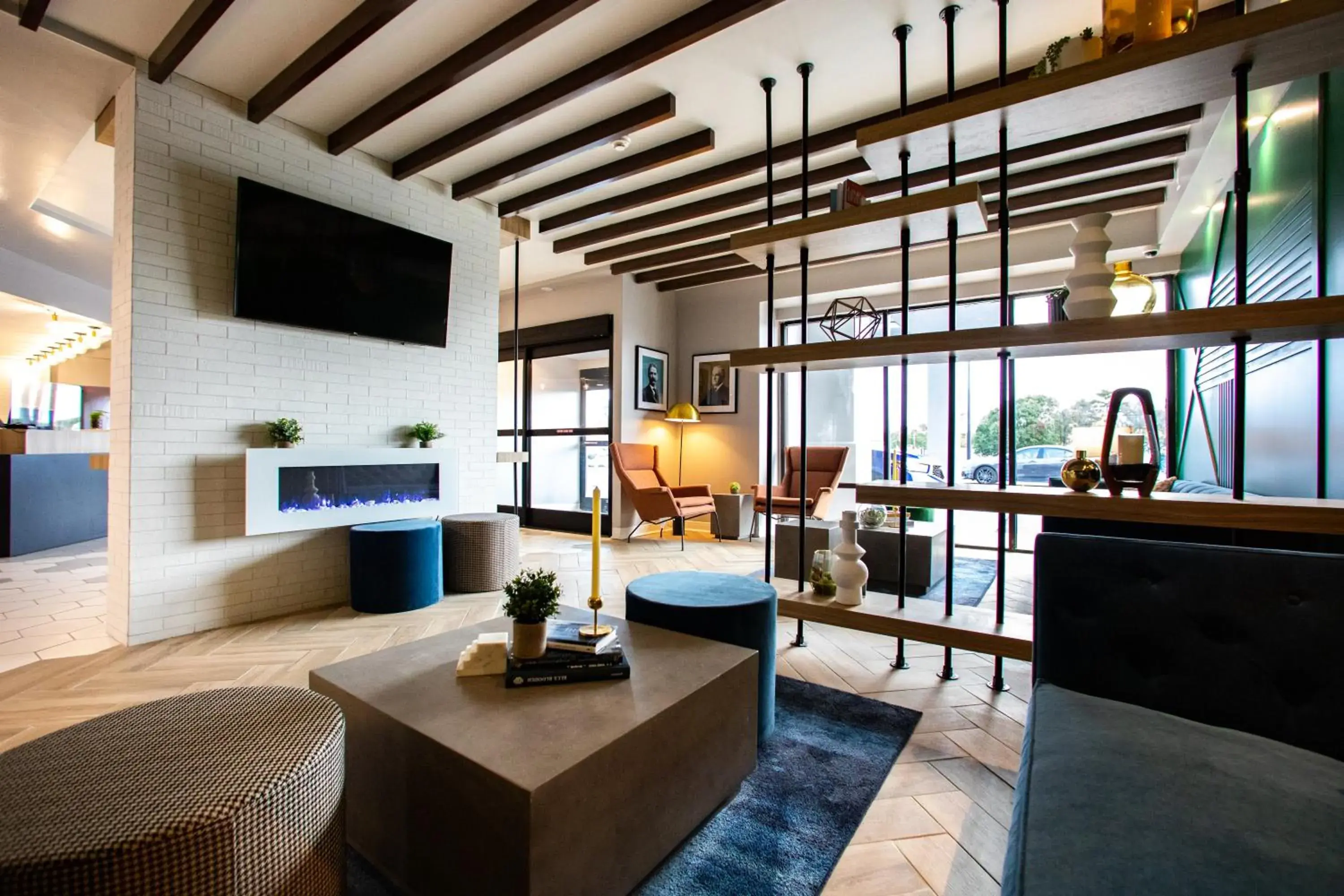 Lobby or reception in Hotel Denim Lobby or reception in Hotel Denim