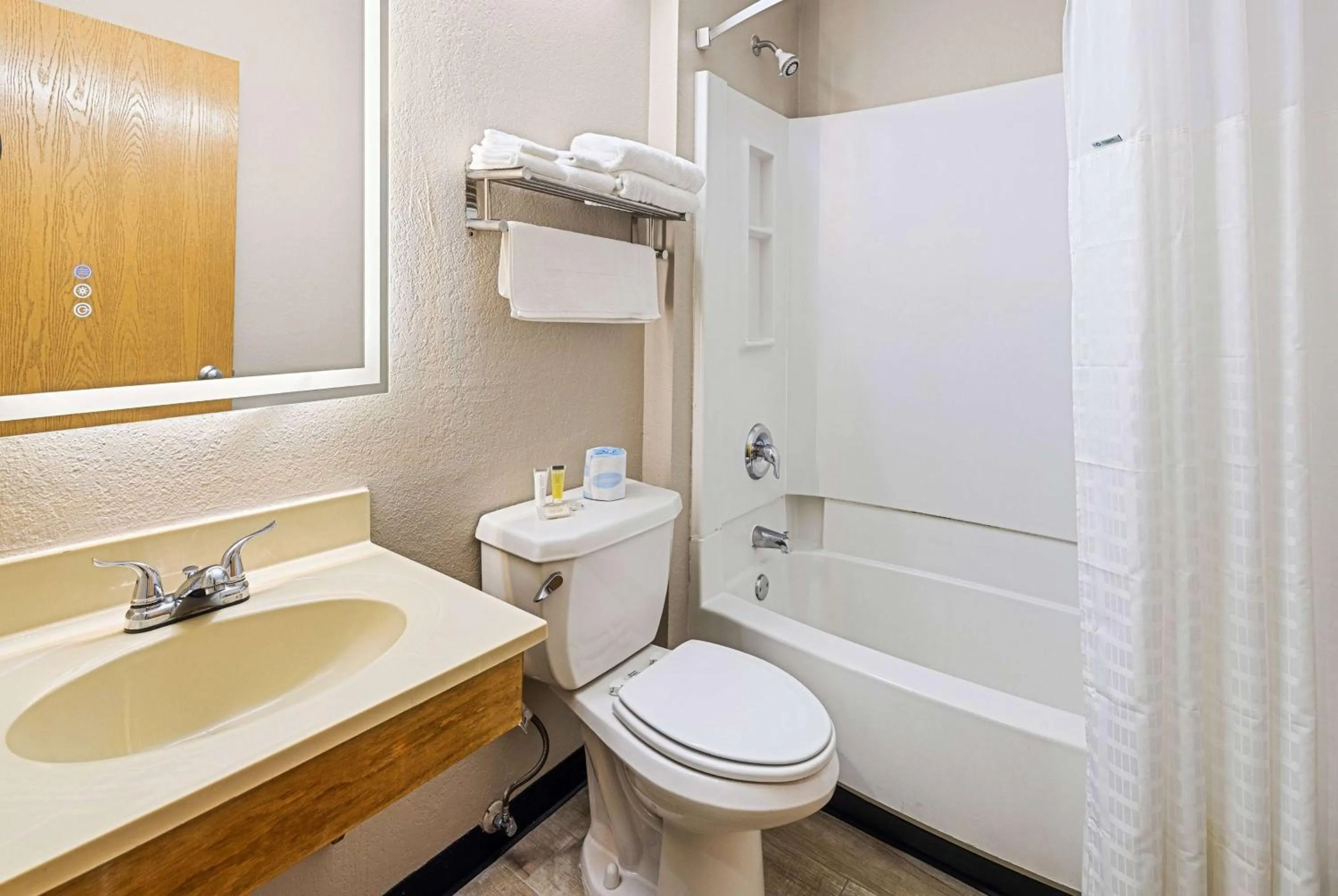 Bathroom in Super 8 by Wyndham Pittsburgh/Monroeville