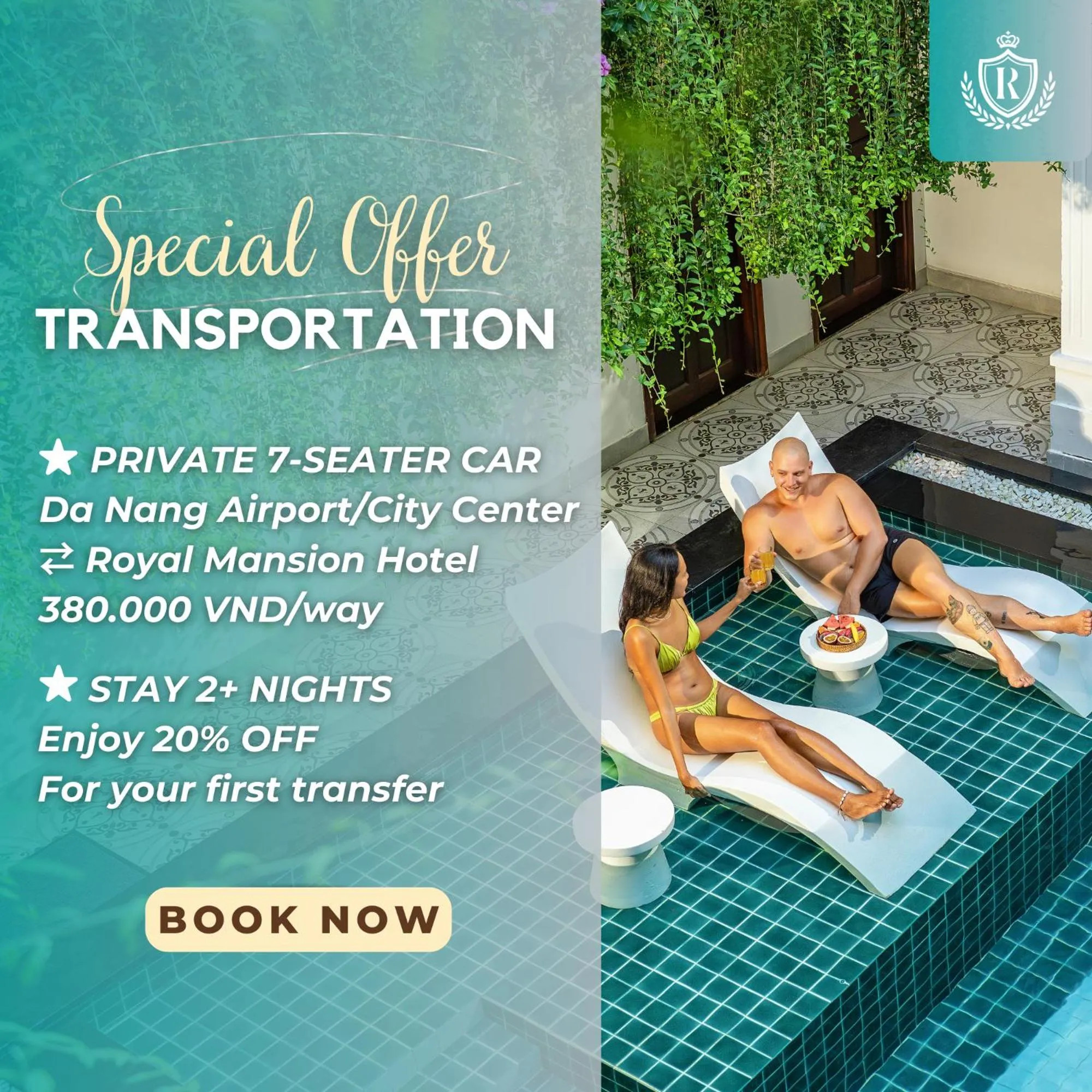 Swimming pool in Royal Mansion Boutique Hoi An