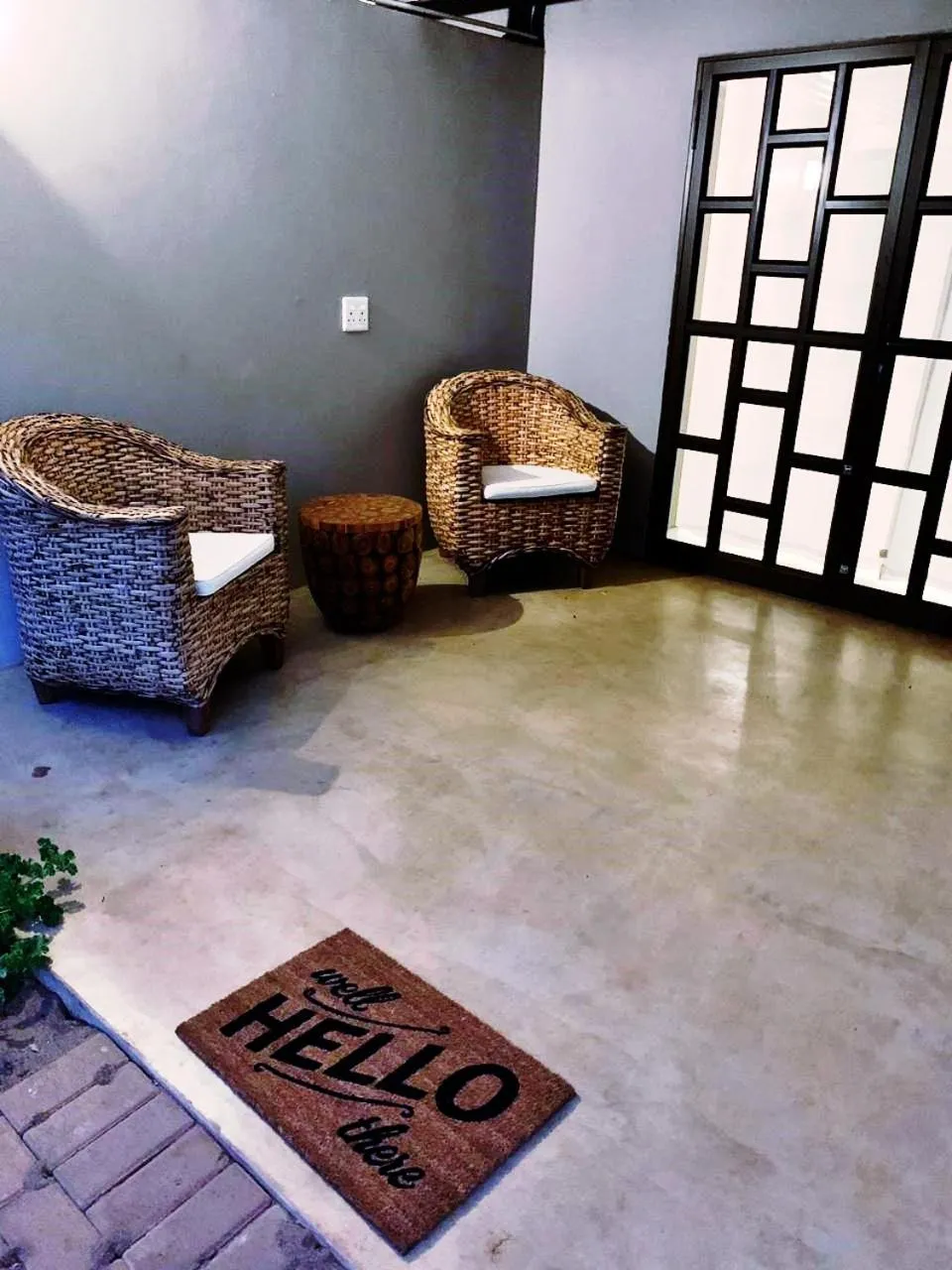 Patio in The Wilds Guest House