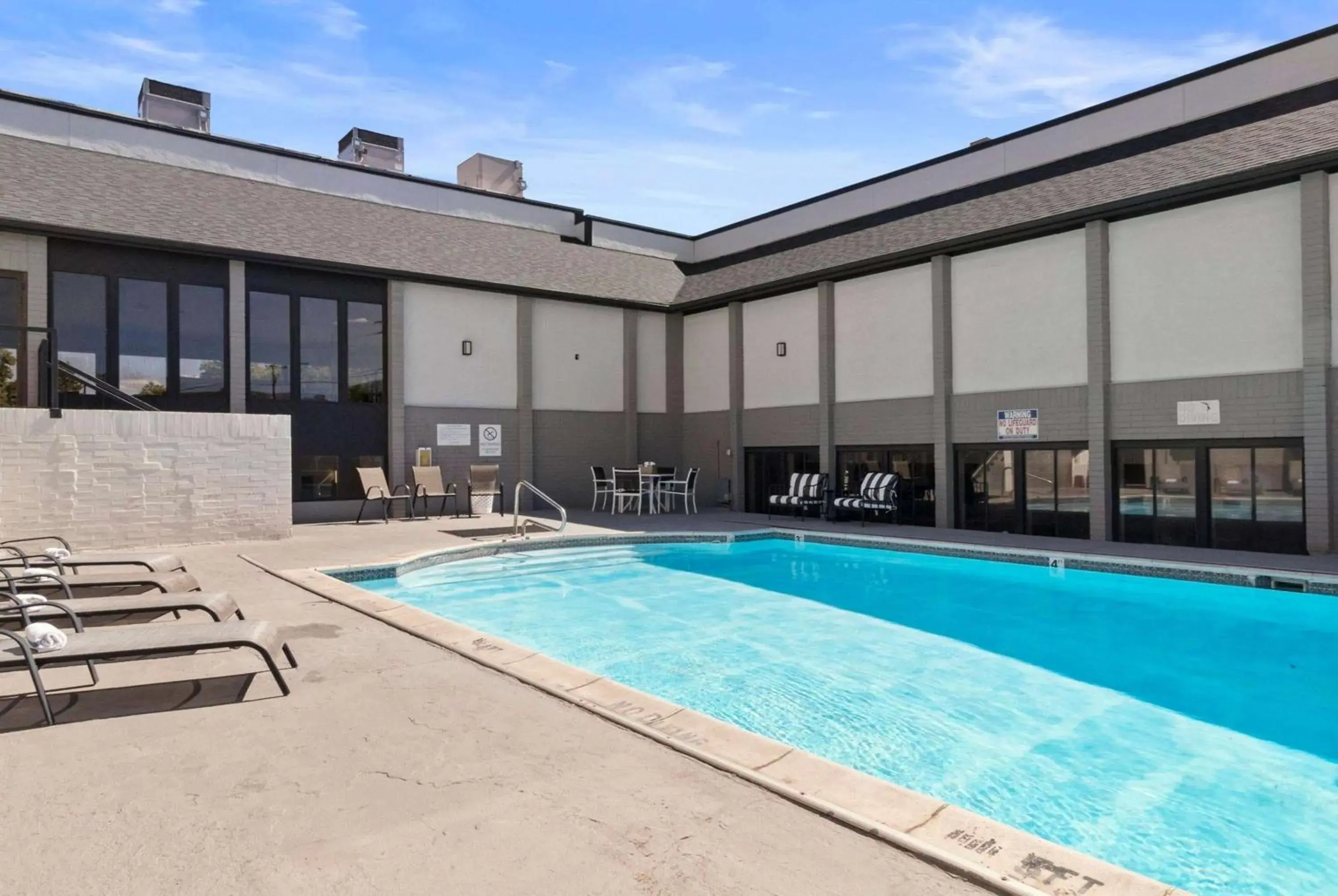 Pool view in Ramada by Wyndham Richfield UT I-70 Pool view in Ramada by Wyndham Richfield UT I-70