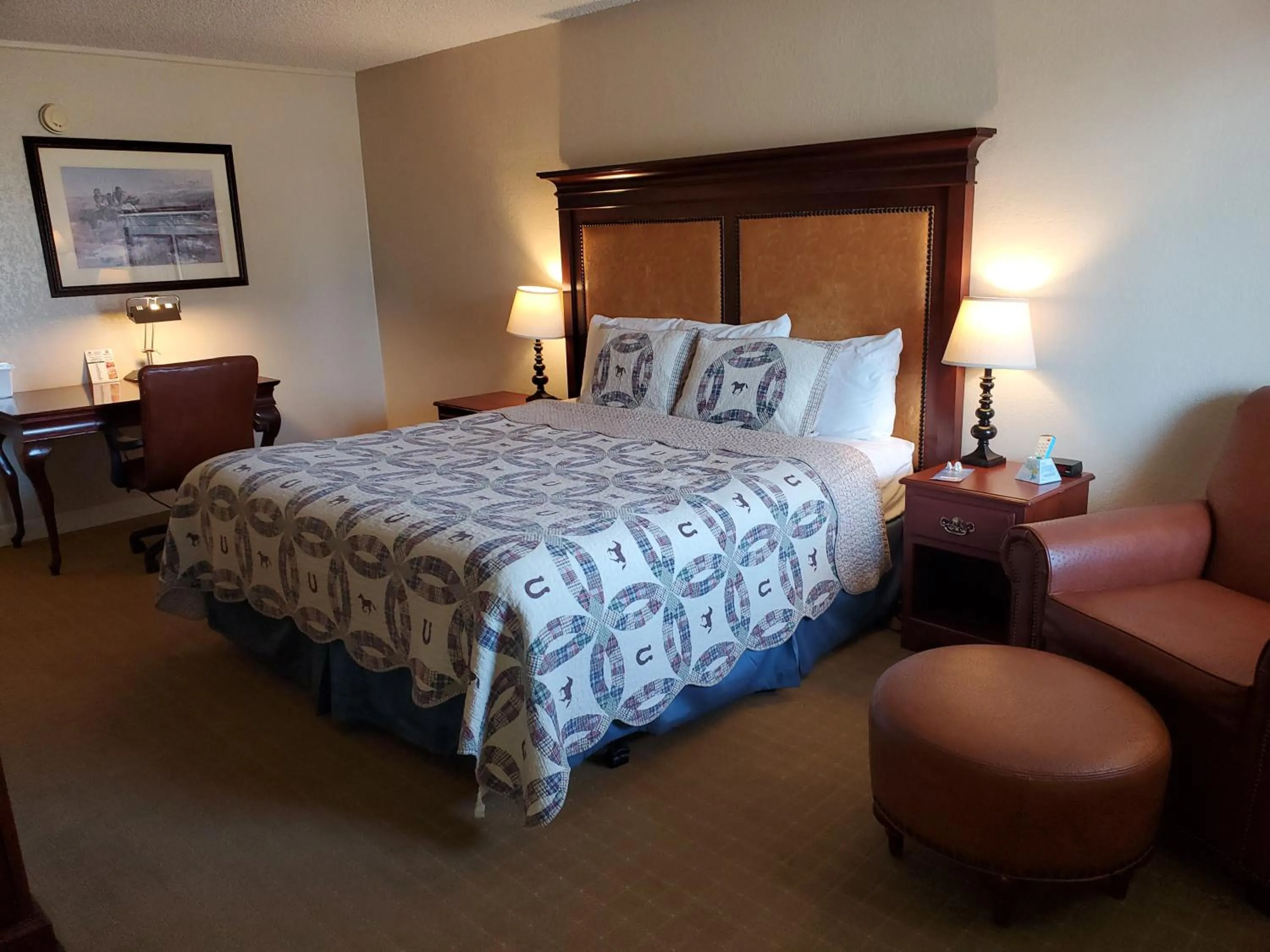 Bed in Kansas Country Inn