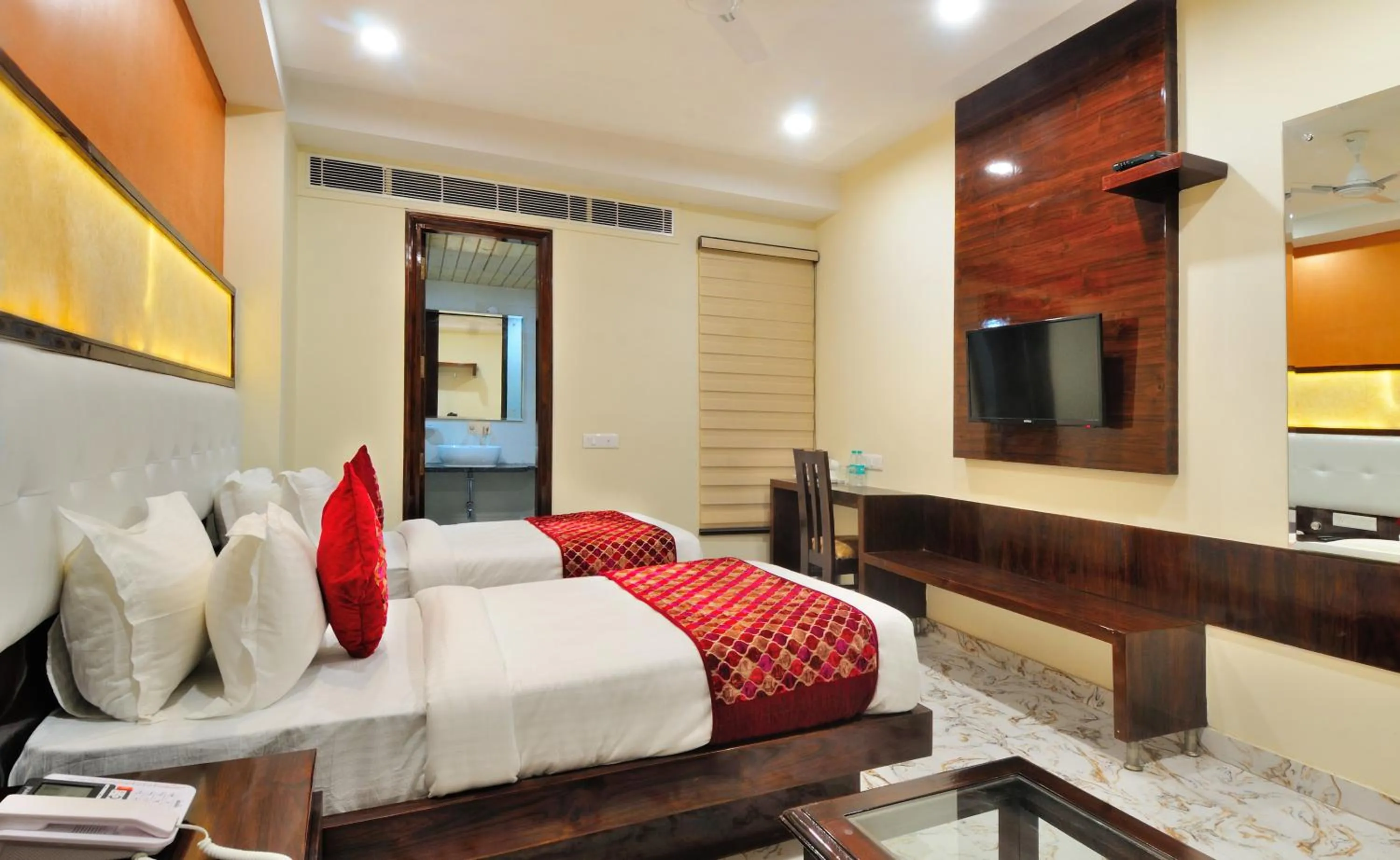 Photo of the whole room, Bed in The Grand Uddhav