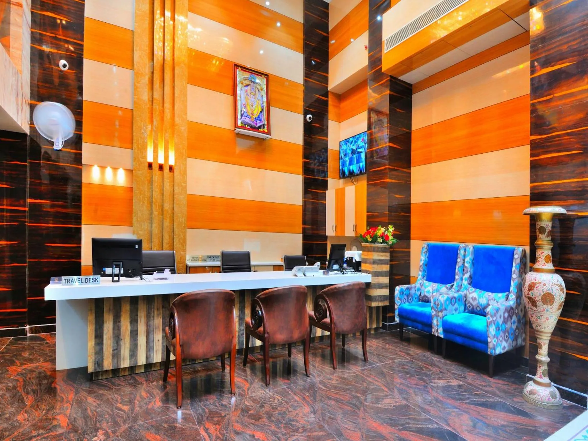 Lobby or reception in The Grand Uddhav