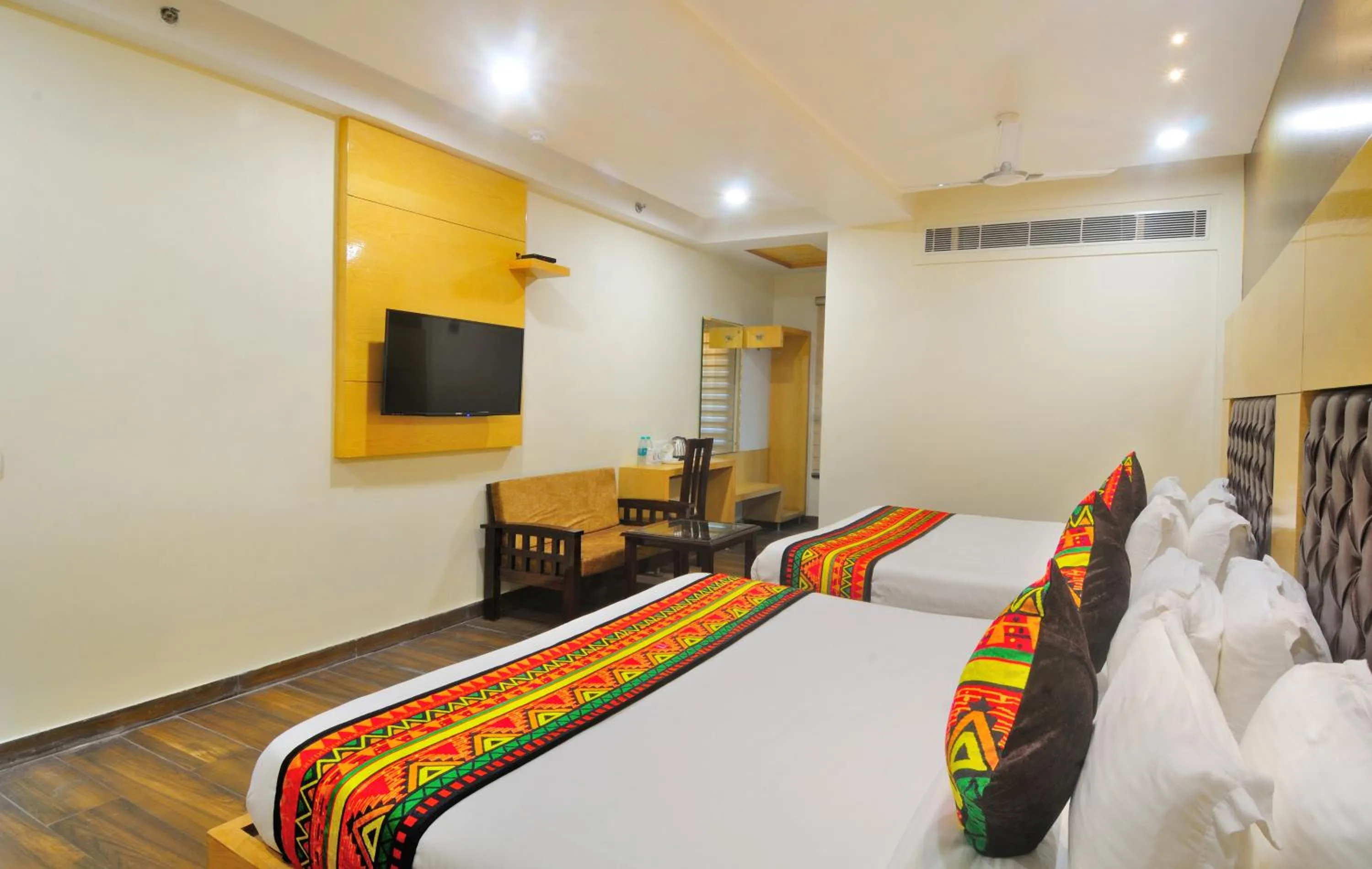 Photo of the whole room, Bed in The Grand Uddhav