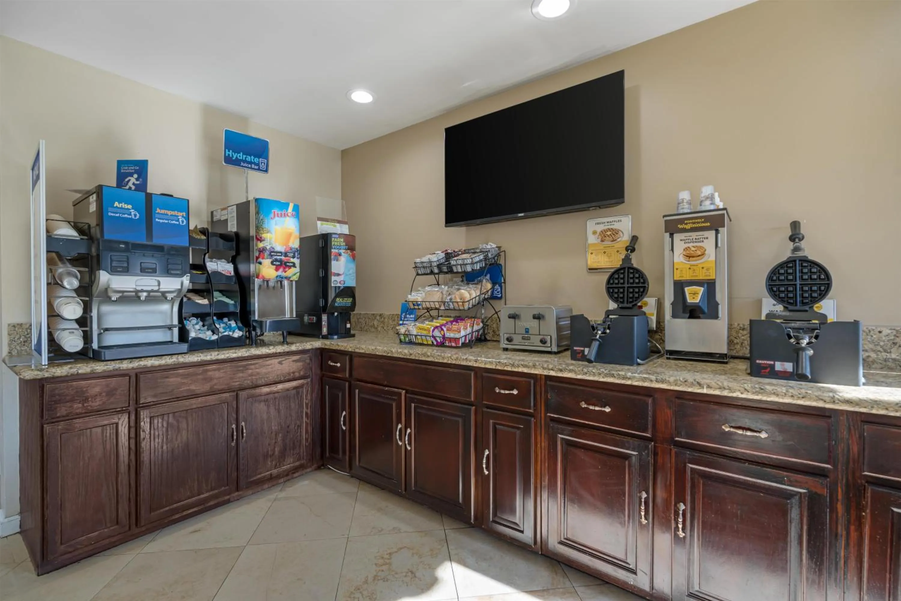 Breakfast in Best Western La Posada Motel