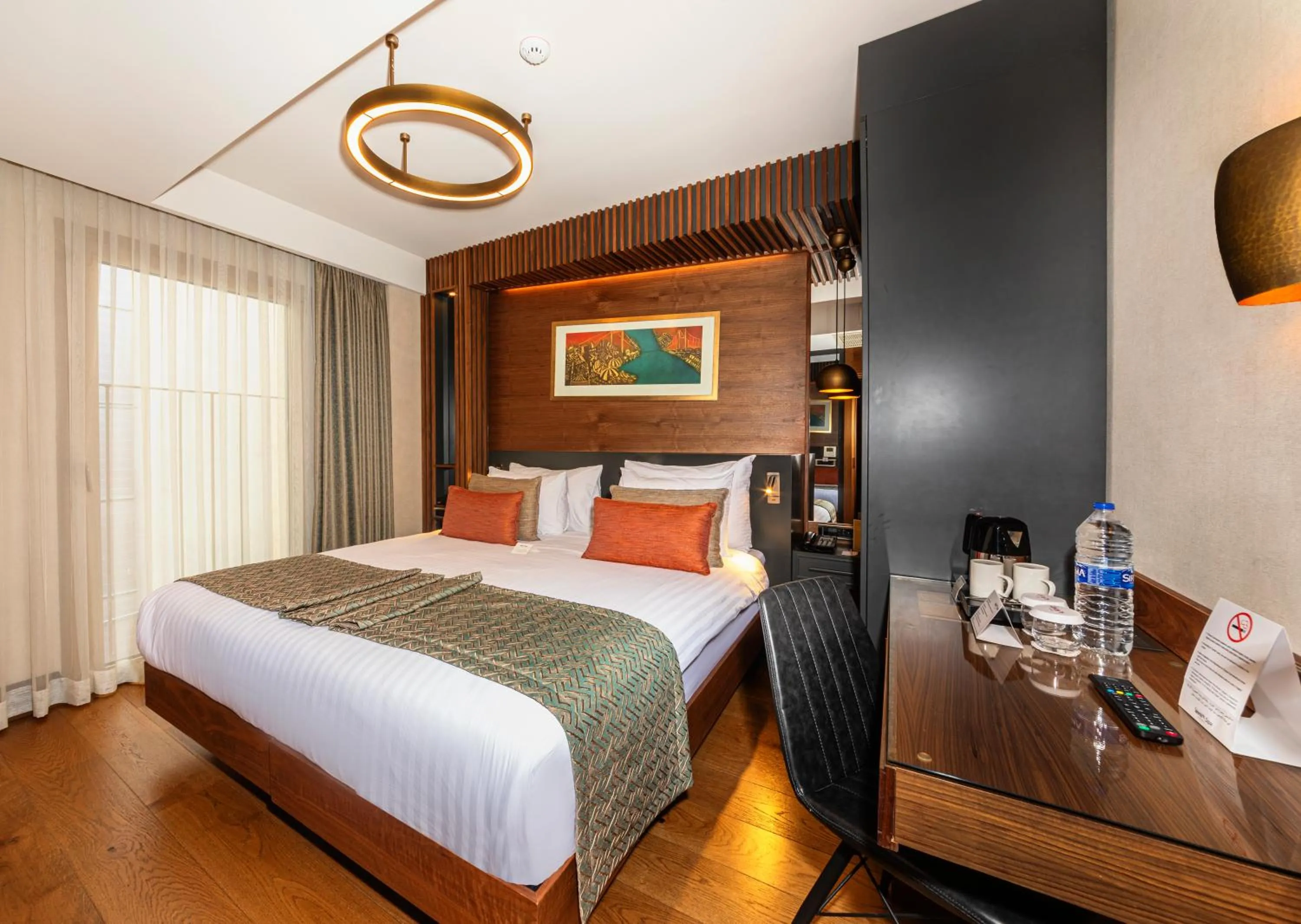 Bed in Levni Plus Hotel