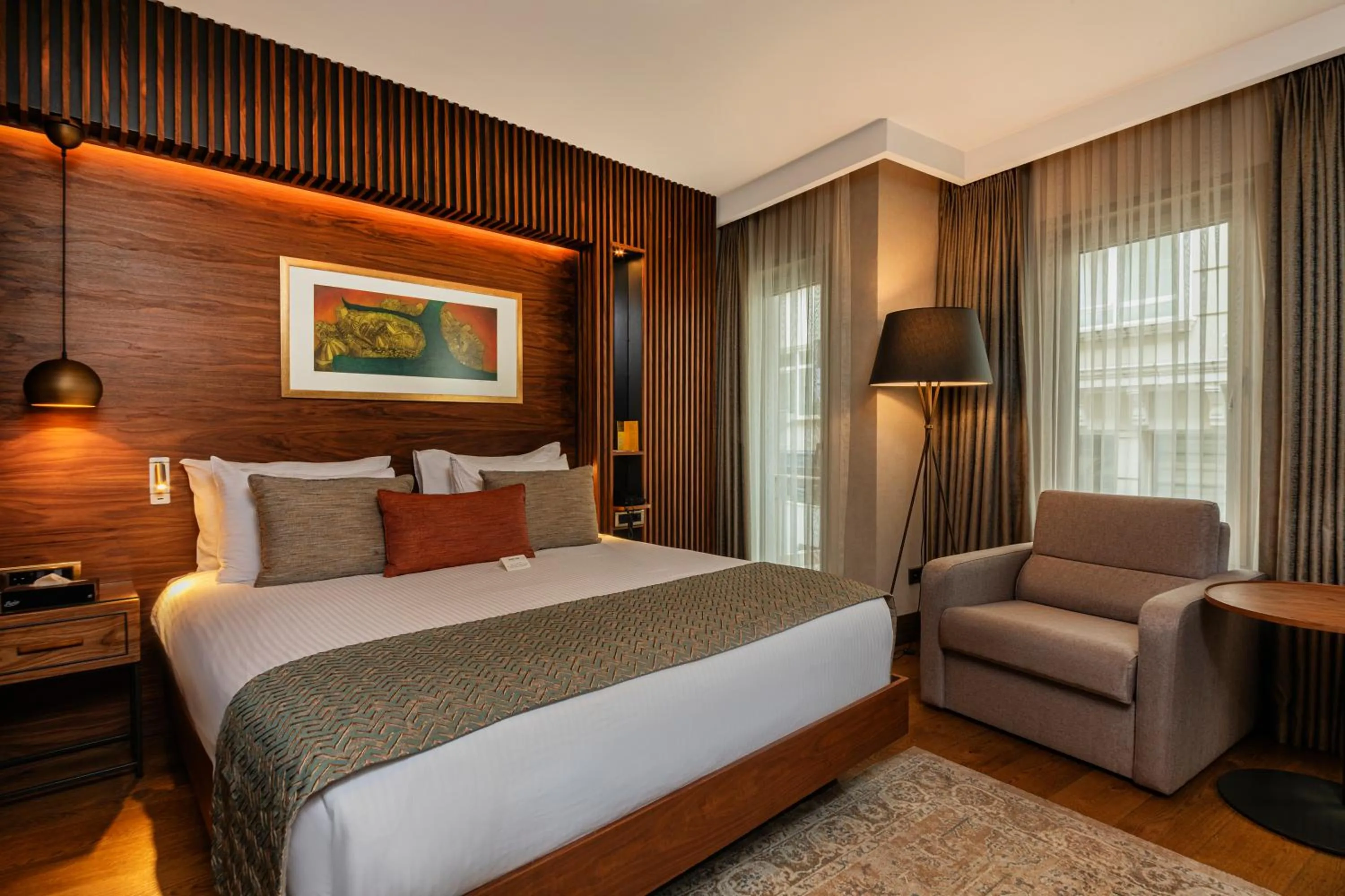 Bed in Levni Plus Hotel