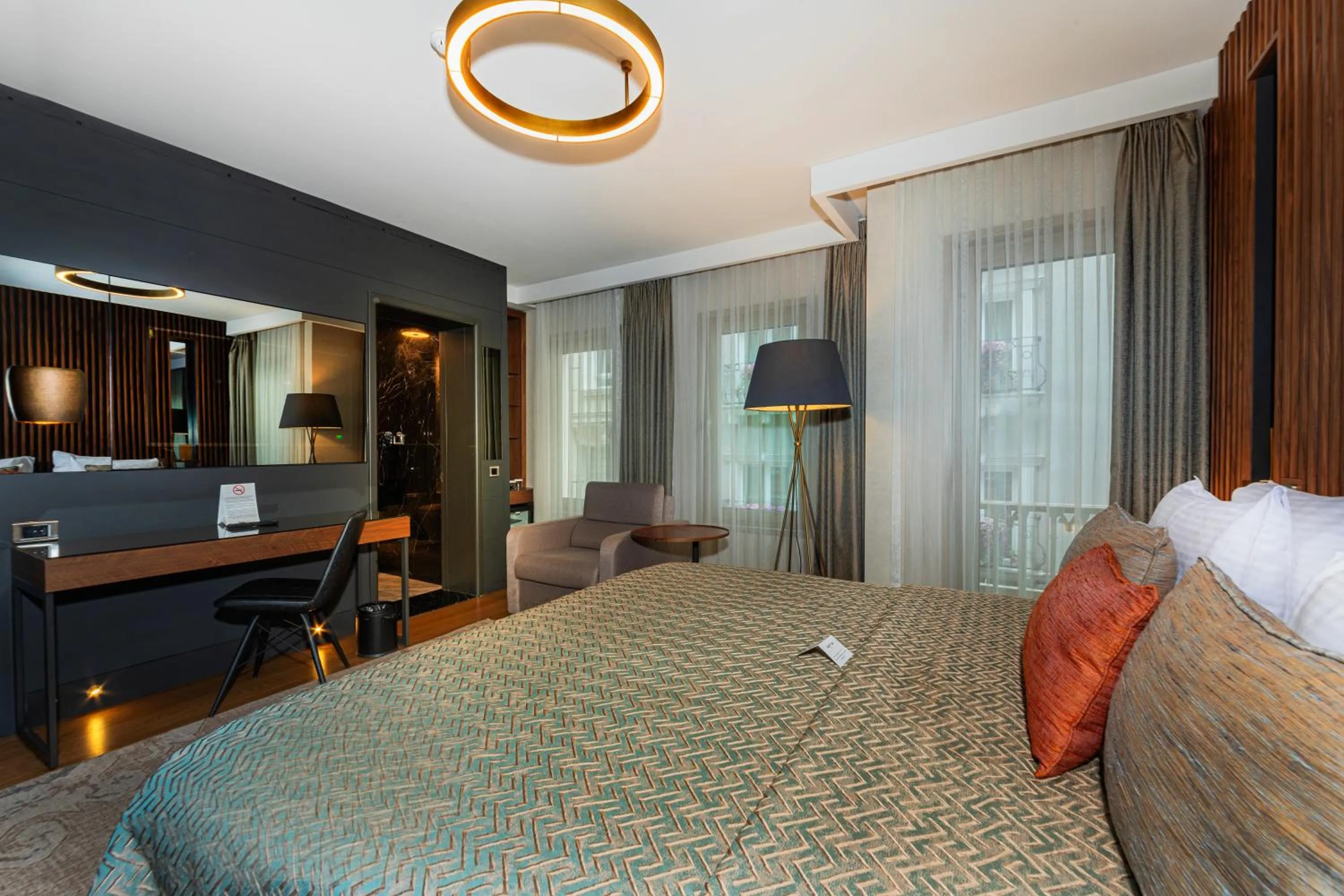 Bed in Levni Plus Hotel