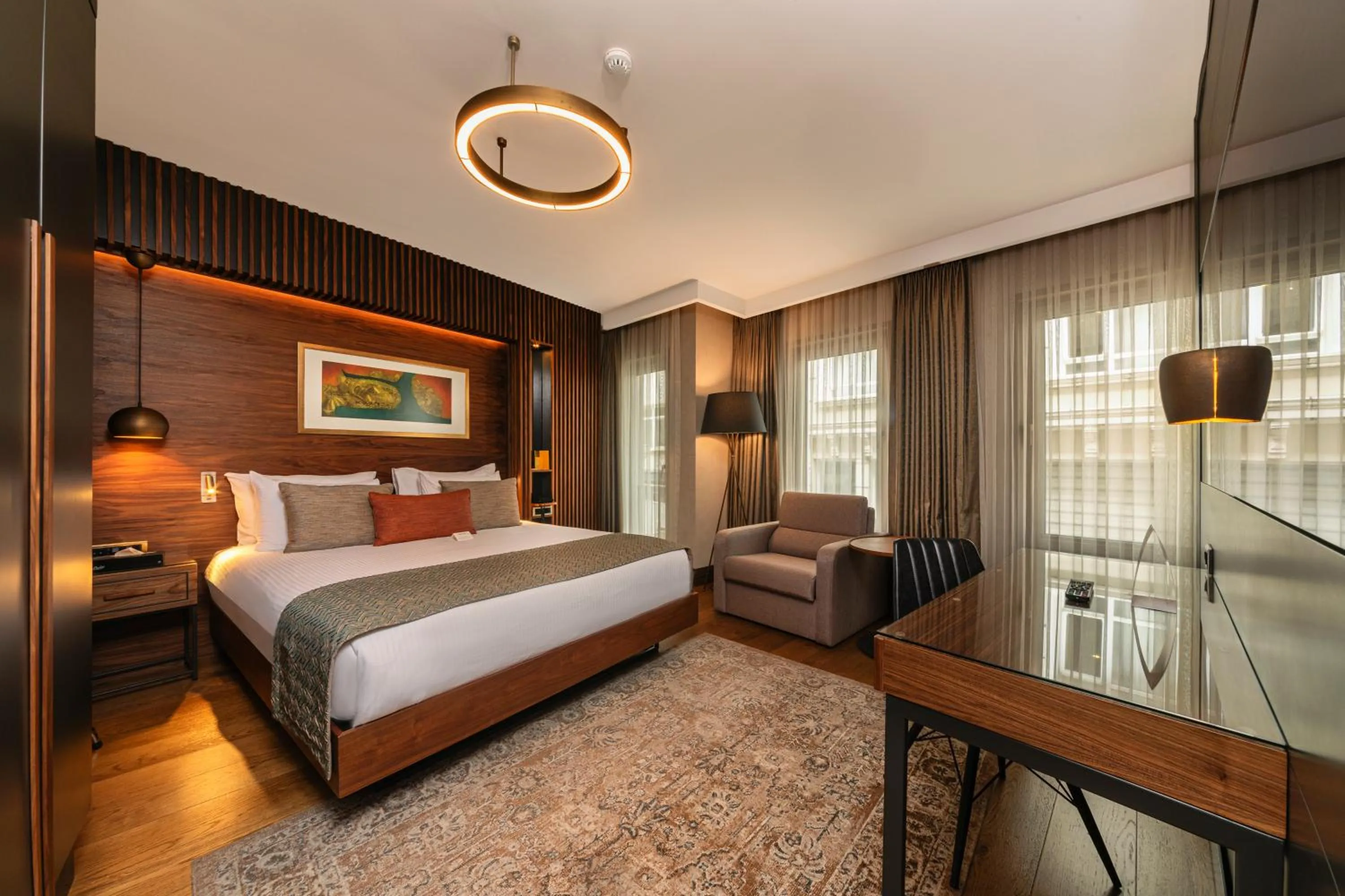 Bed in Levni Plus Hotel