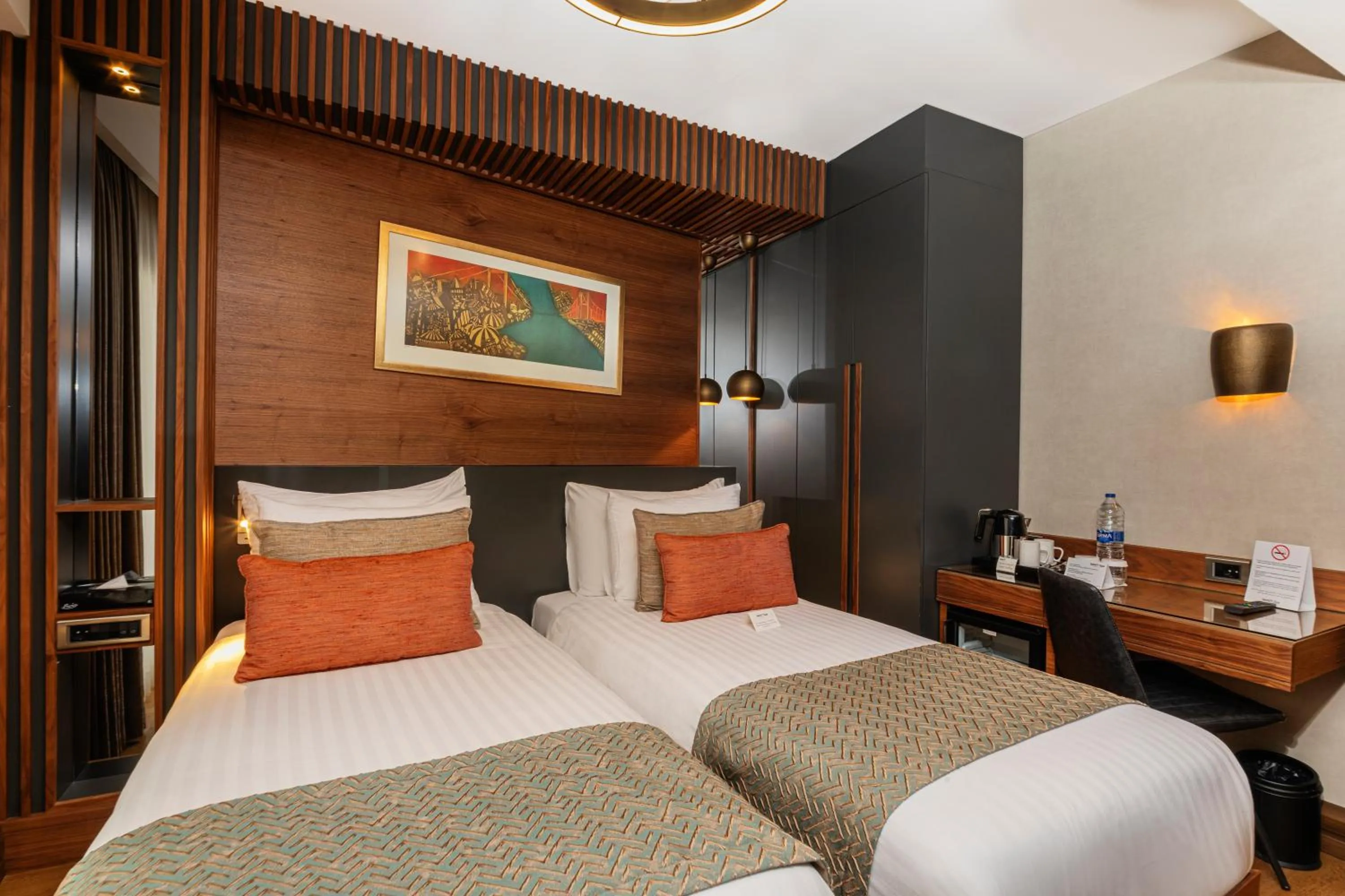 Bed in Levni Plus Hotel