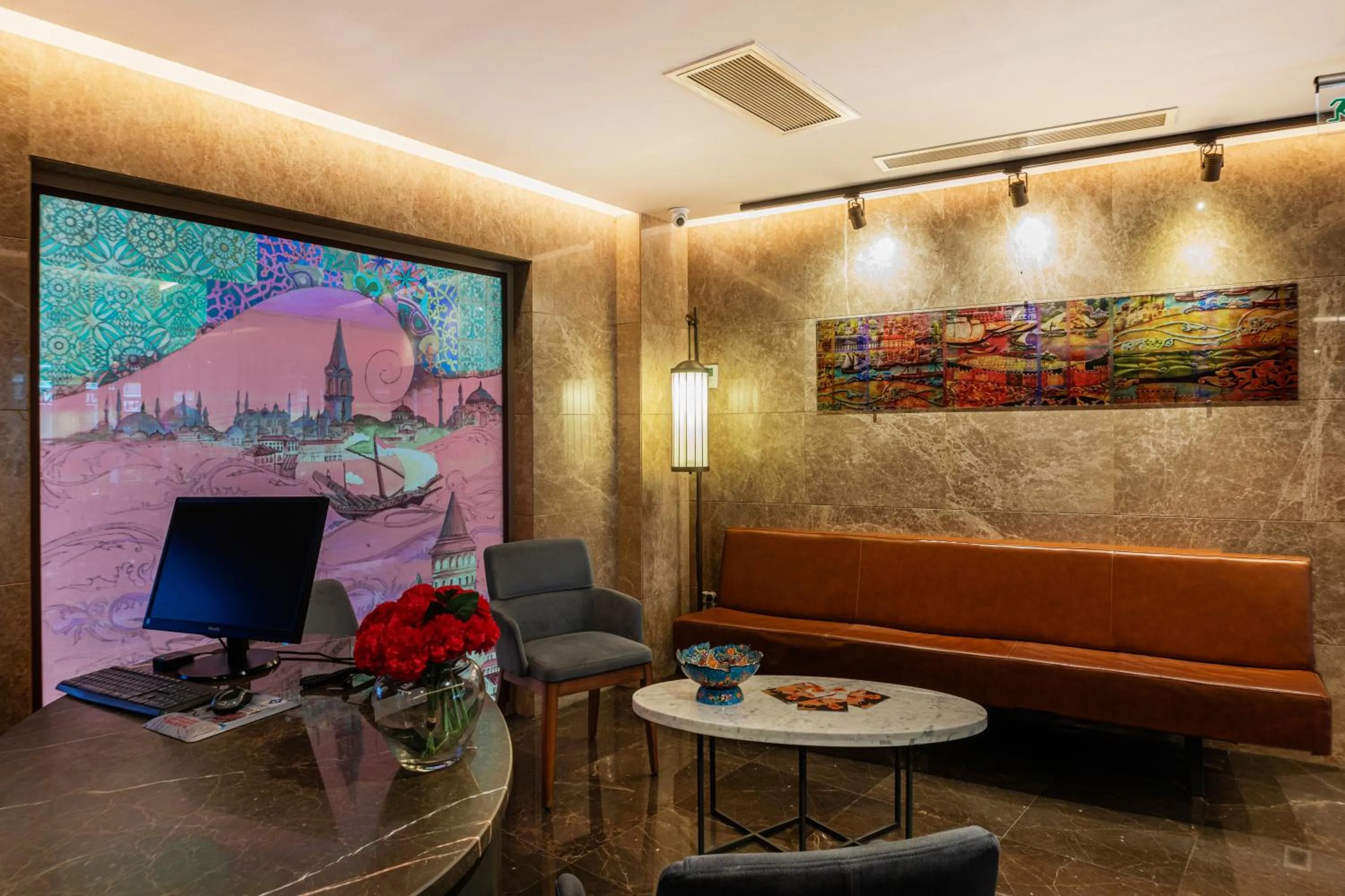 Lobby or reception in Levni Plus Hotel