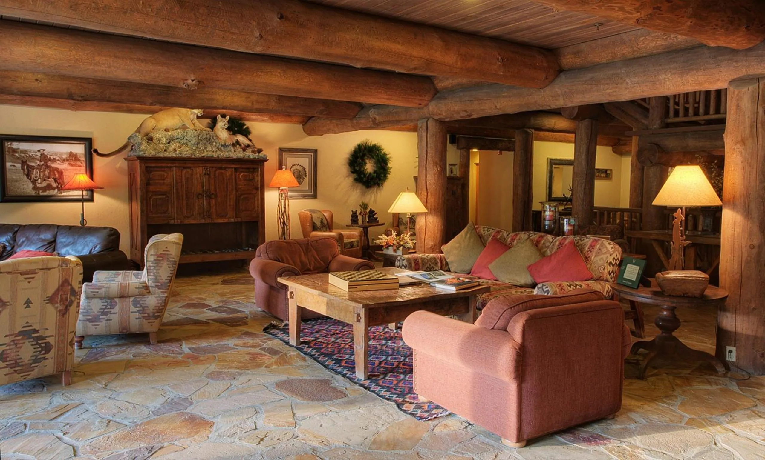 Lobby or reception in Daniels Summit Lodge