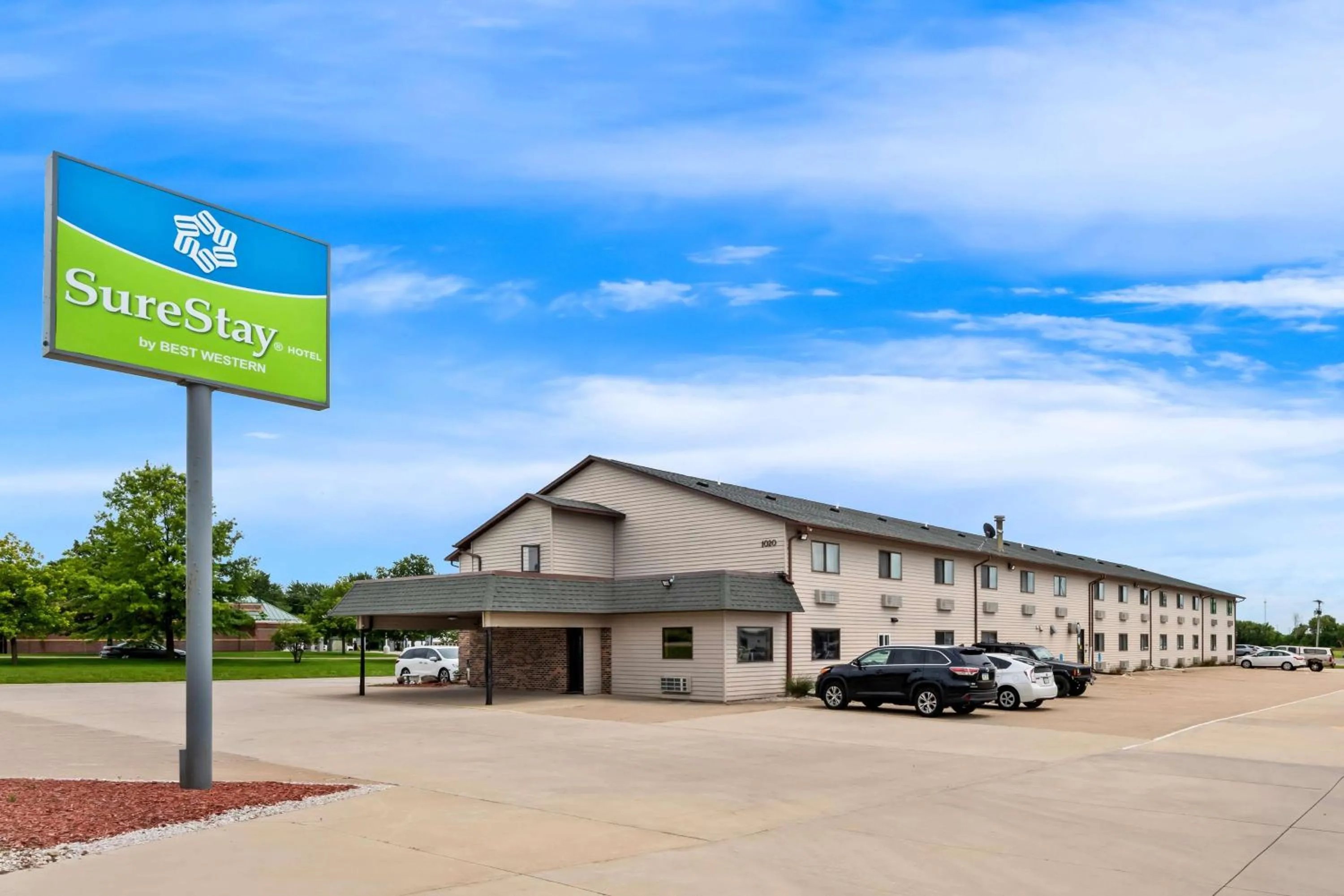 Property building in SureStay Hotel by Best Western Manchester