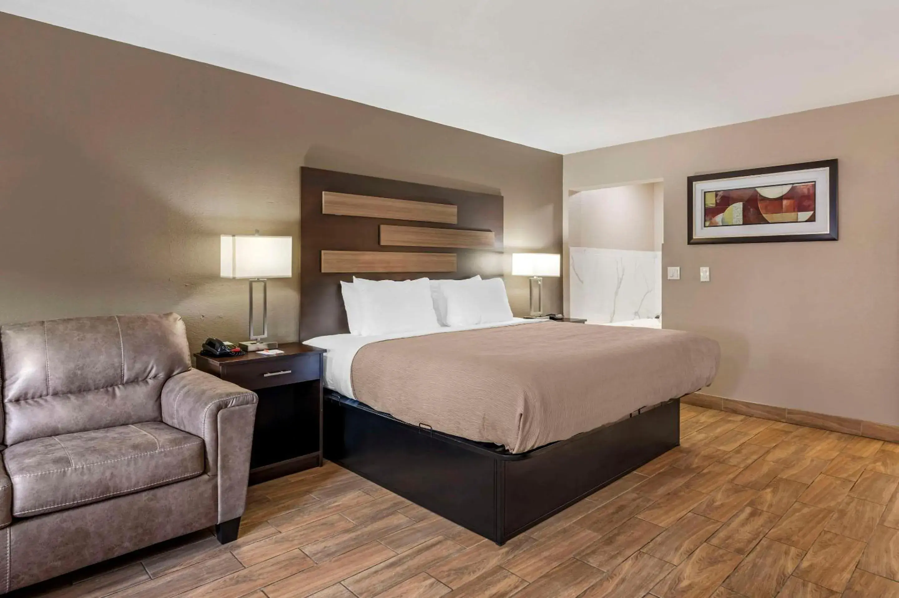 Bedroom, Bed in Americas Best Value Inn New Boston Bedroom, Bed in Americas Best Value Inn New Boston