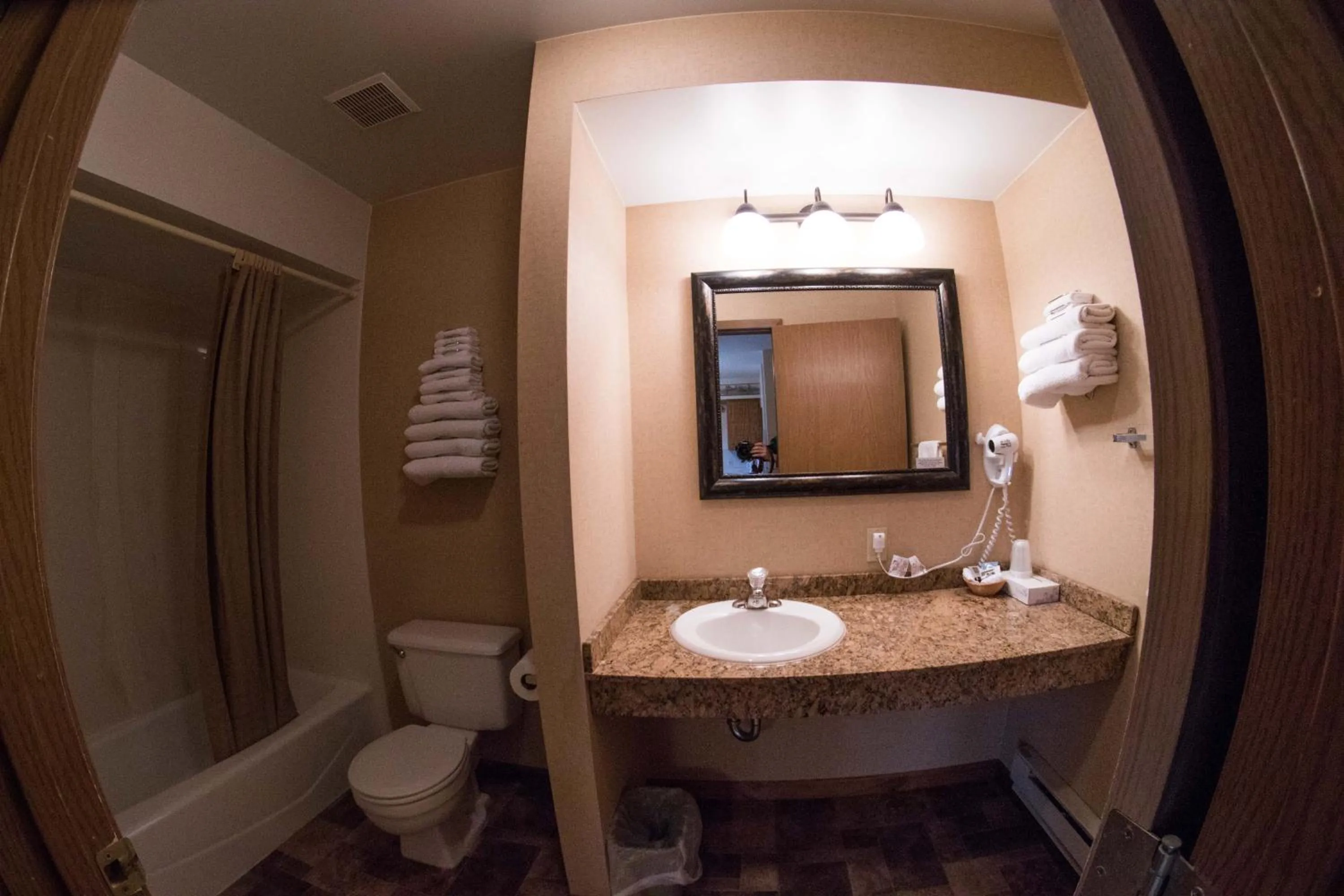 Bathroom in Stagecoach Inn & Suites