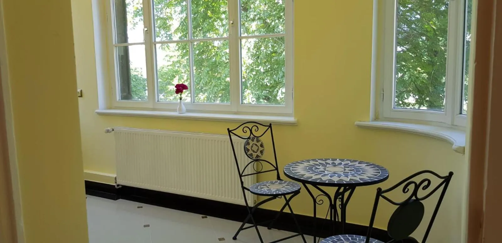 Decorative detail in Hotel-Villa Lalee