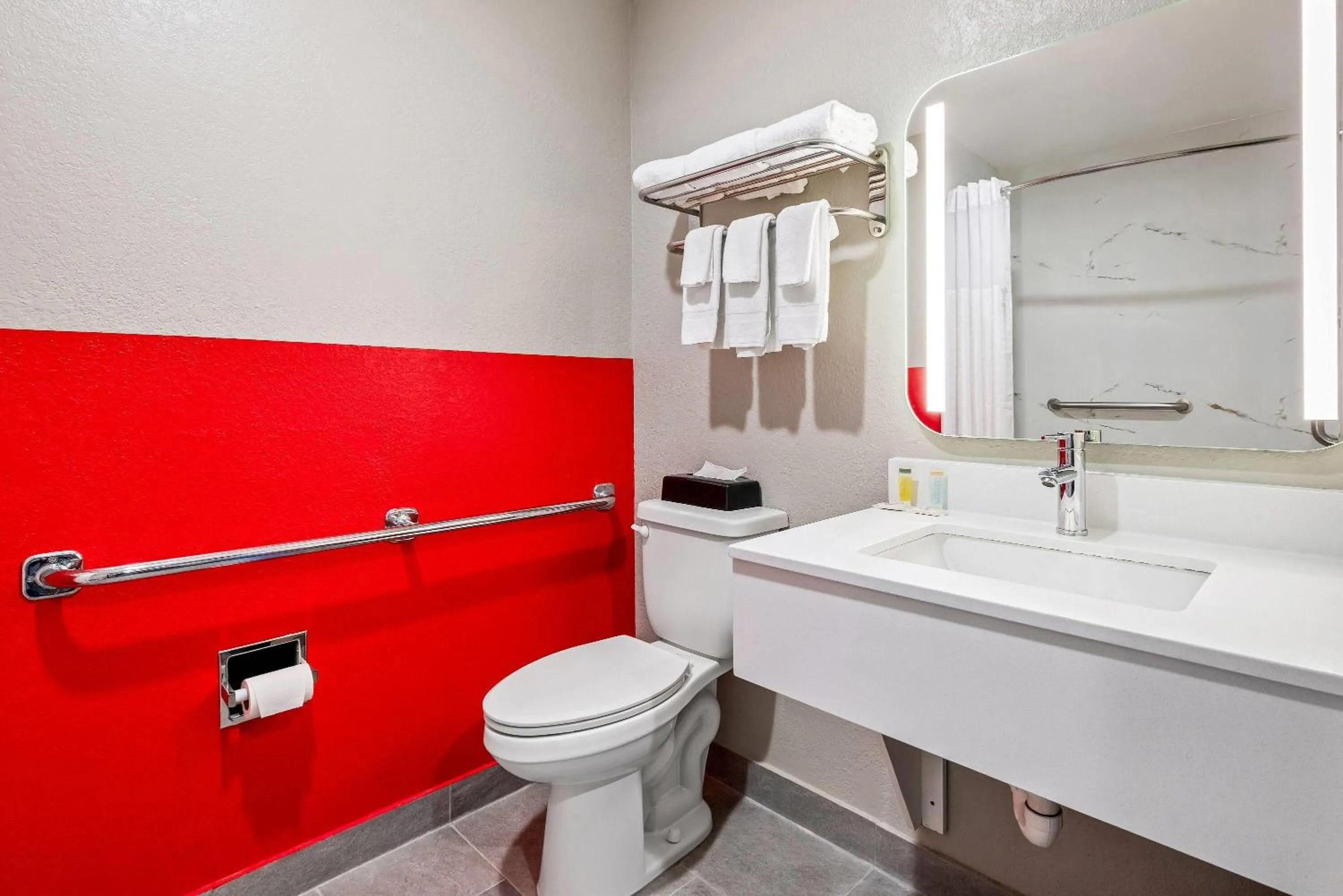 Shower in Super 8 by Wyndham Lewiston Auburn Area