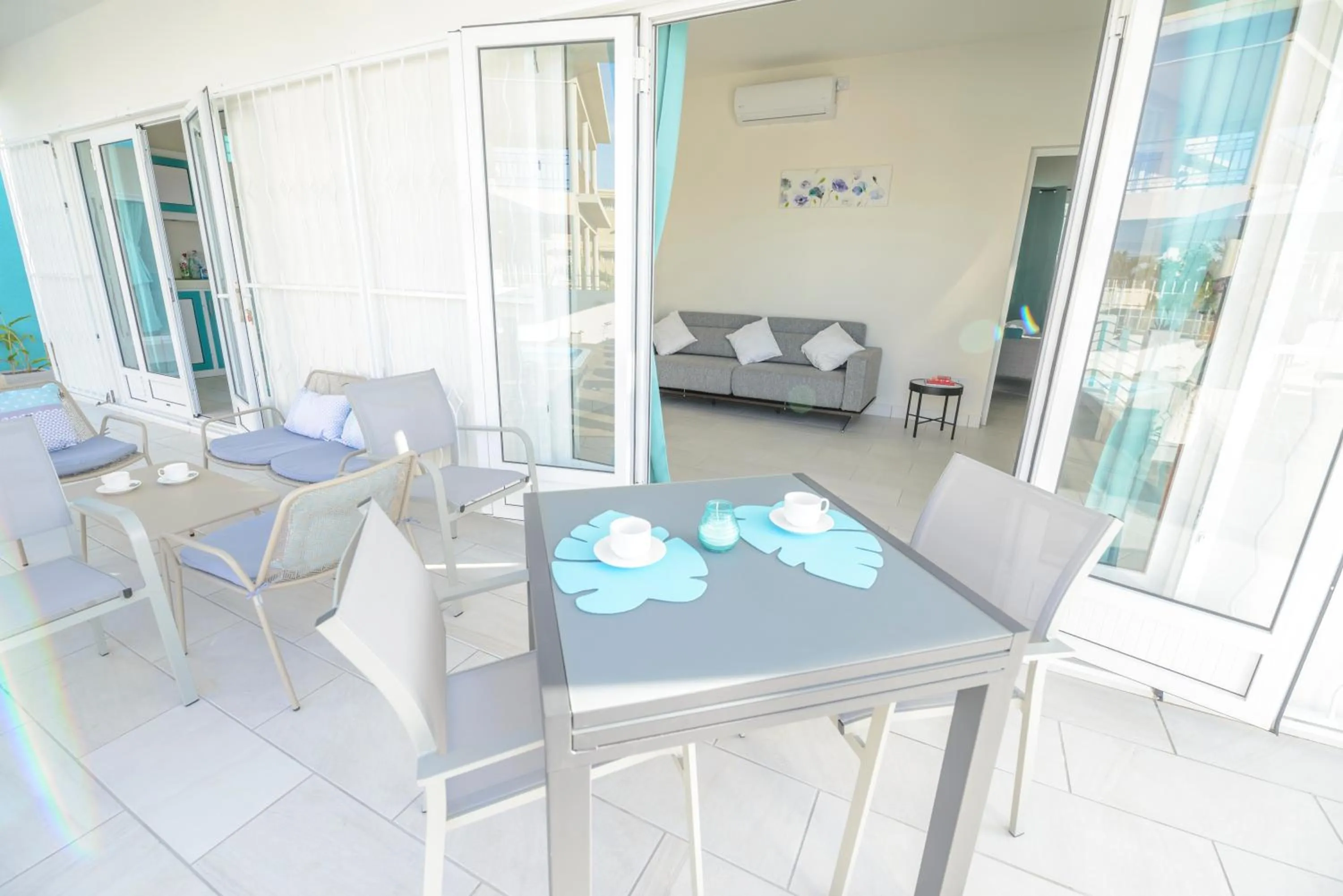 Patio in Abiki Mauritius with Tourism Authority Permit